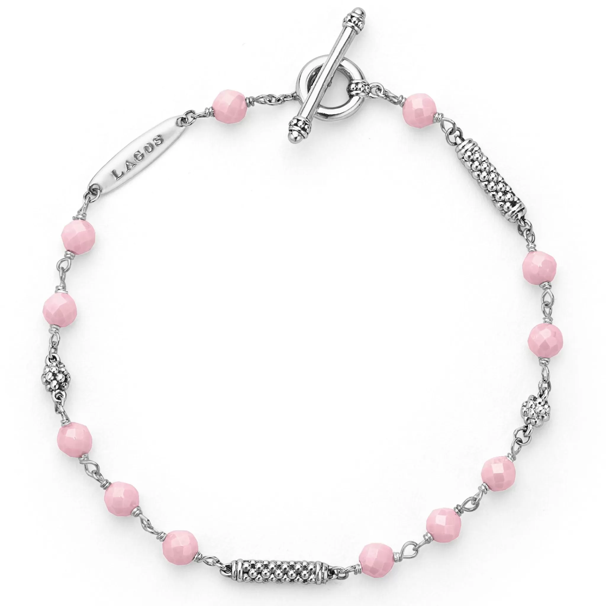 Store LAGOS Pink Ceramic Beaded Bracelet