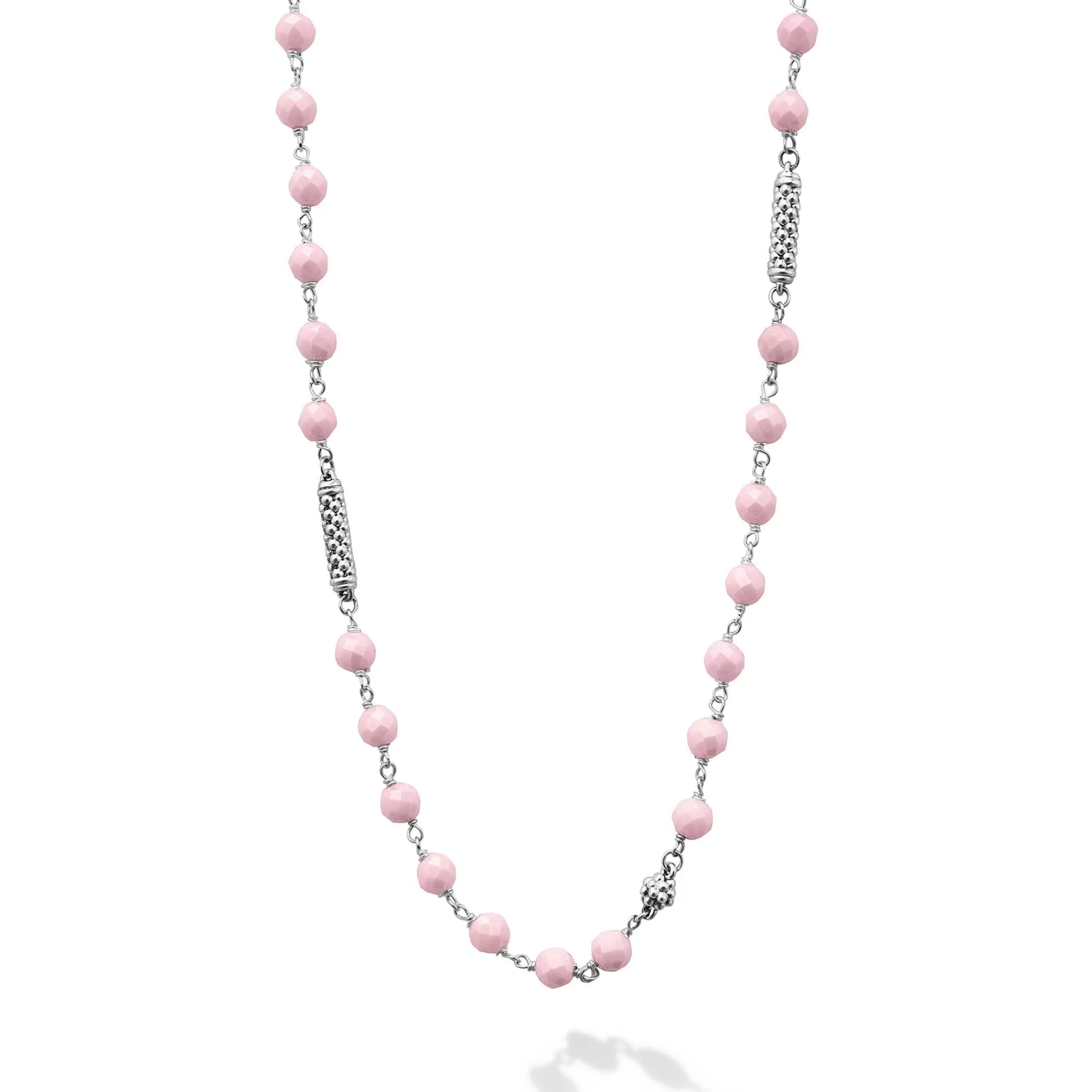 Best LAGOS Pink Ceramic Beaded Necklace