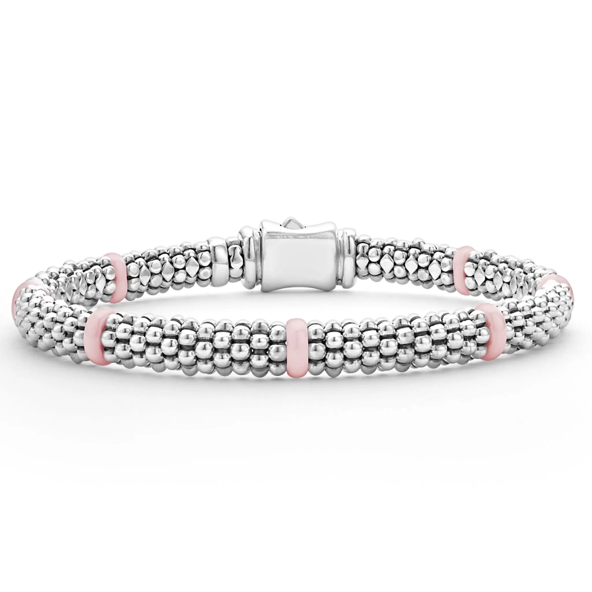 Hot LAGOS Pink Ceramic Caviar Bracelet Gift Set