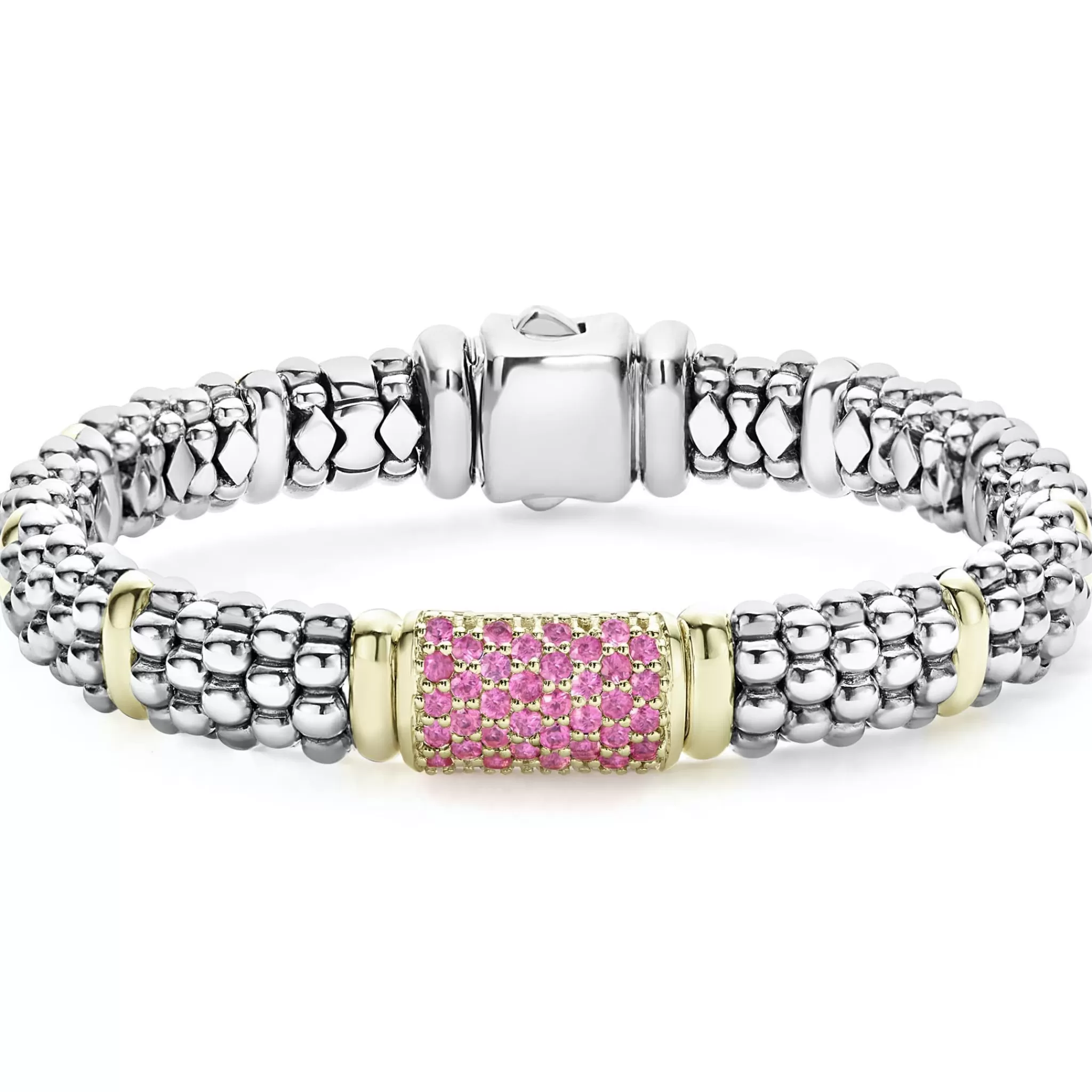 Cheap LAGOS Pink Sapphire Caviar Bracelet | 9Mm