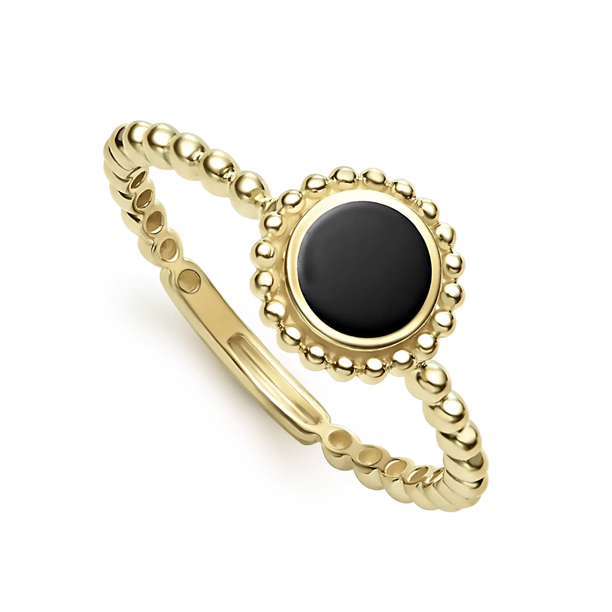 Sale LAGOS Round Onyx Stacking Ring