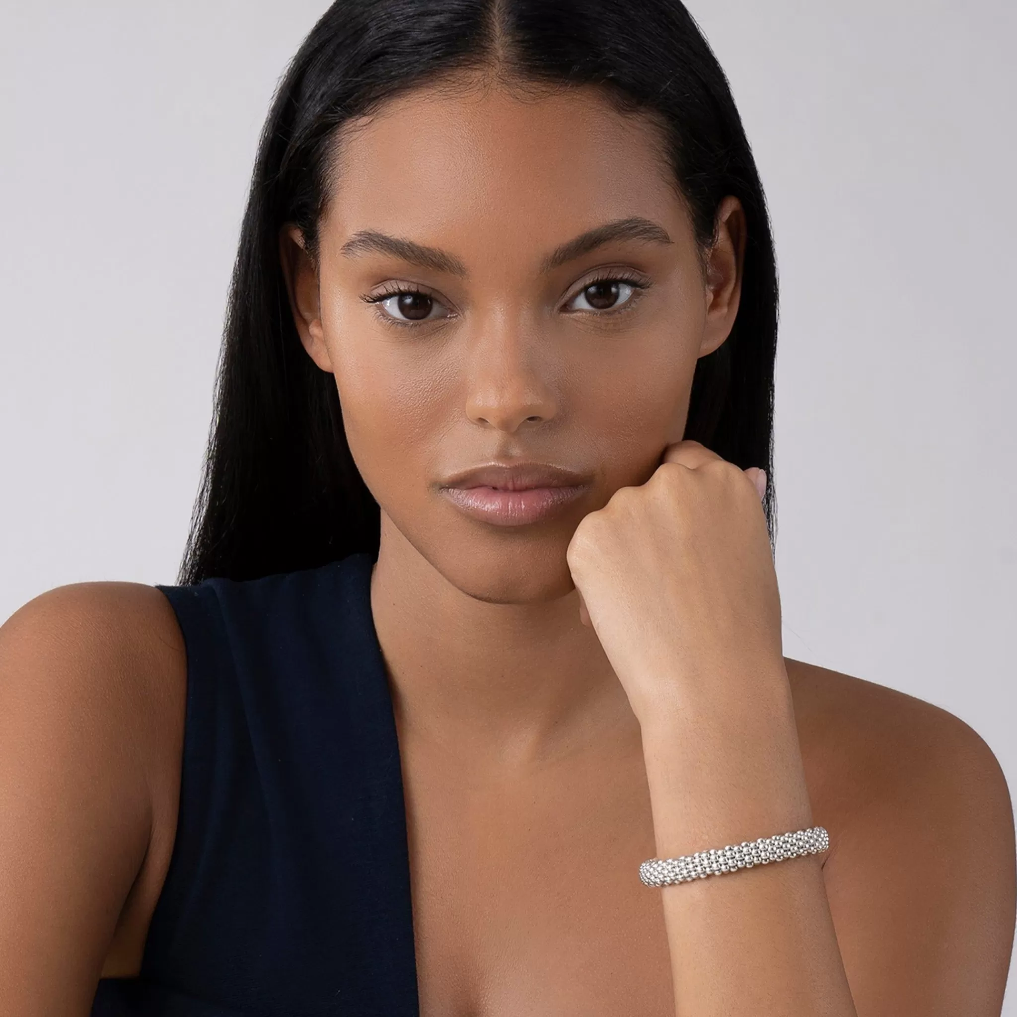 Flash Sale LAGOS Silver Caviar Bracelet | 9Mm