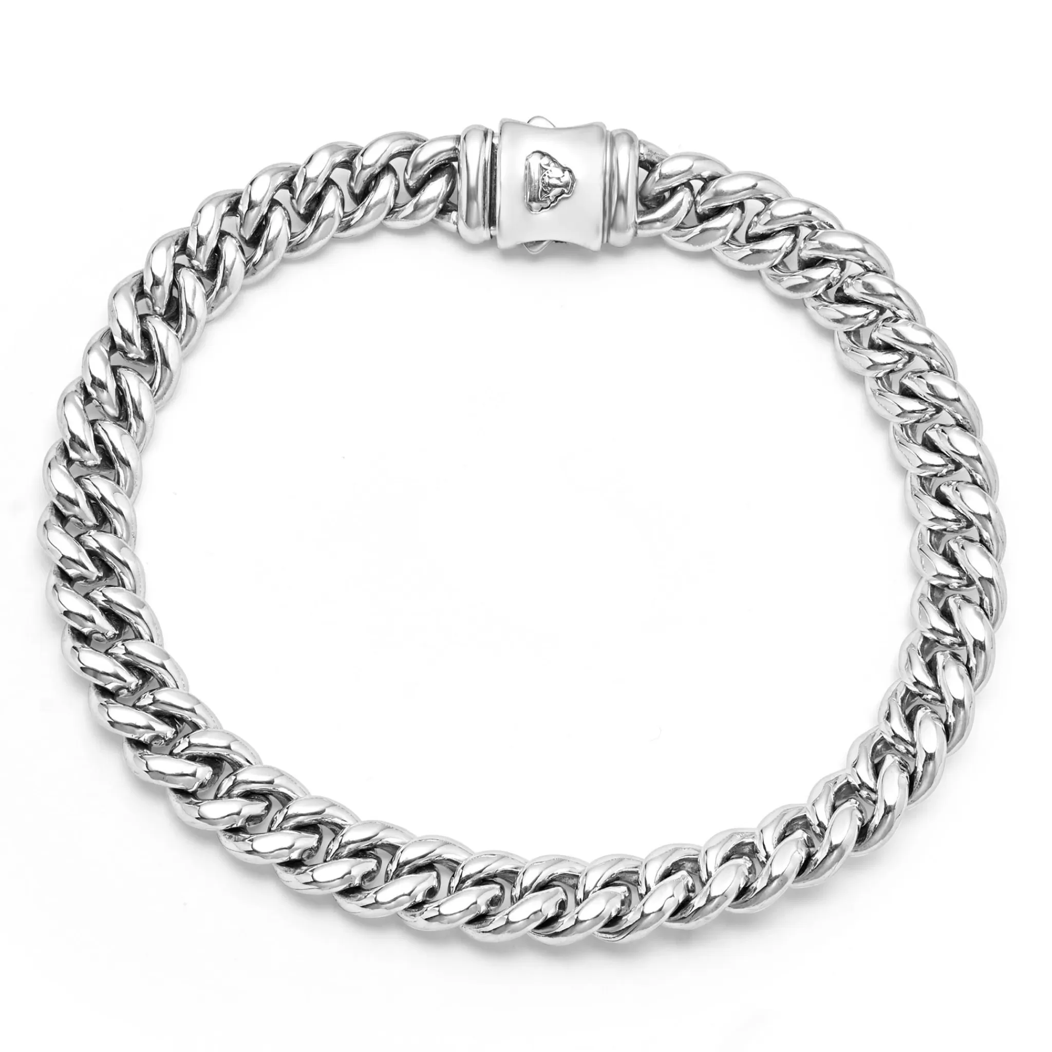 Cheap LAGOS Silver Curb Chain Bracelet | 8Mm