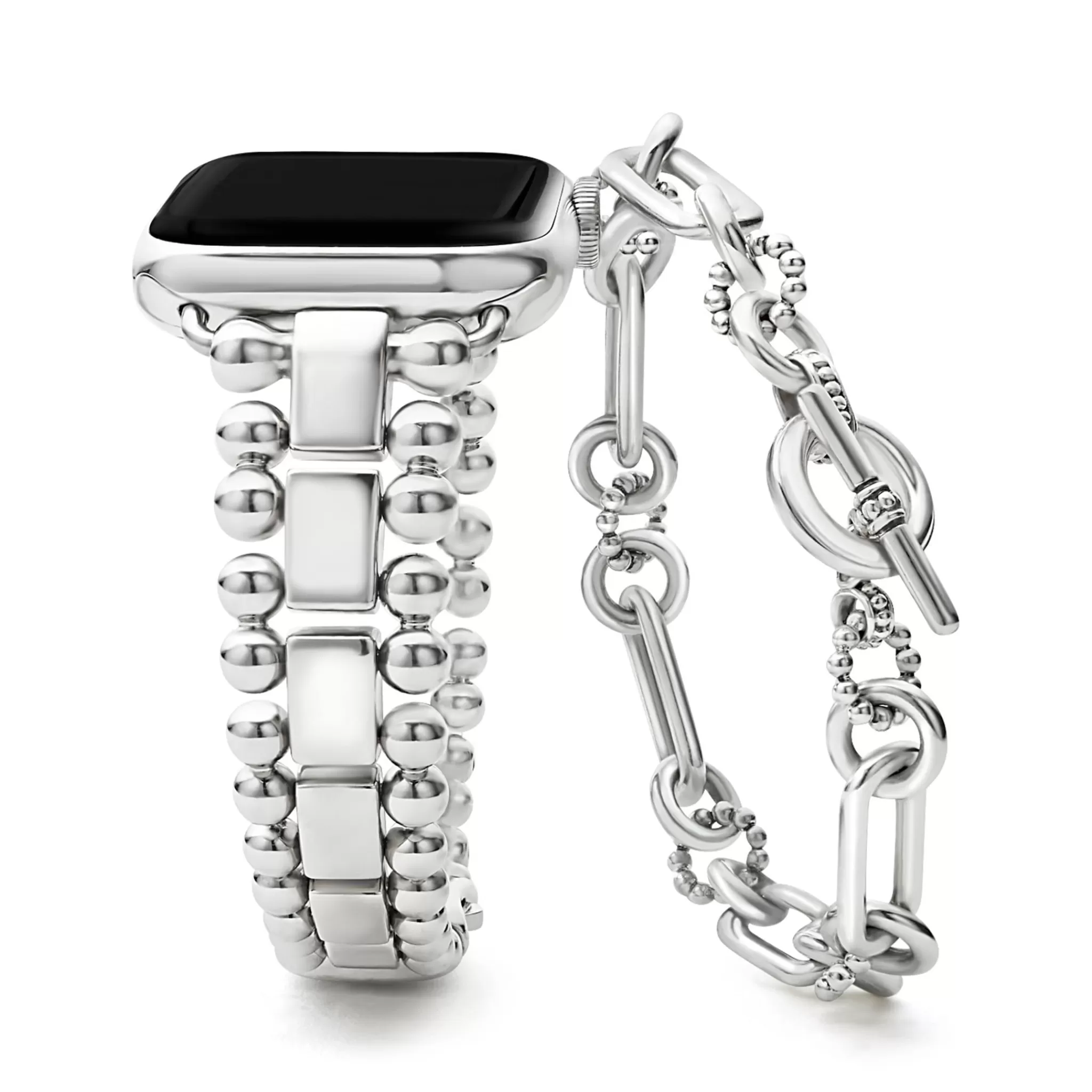 Cheap LAGOS Silver Smart Caviar Link Gift Set