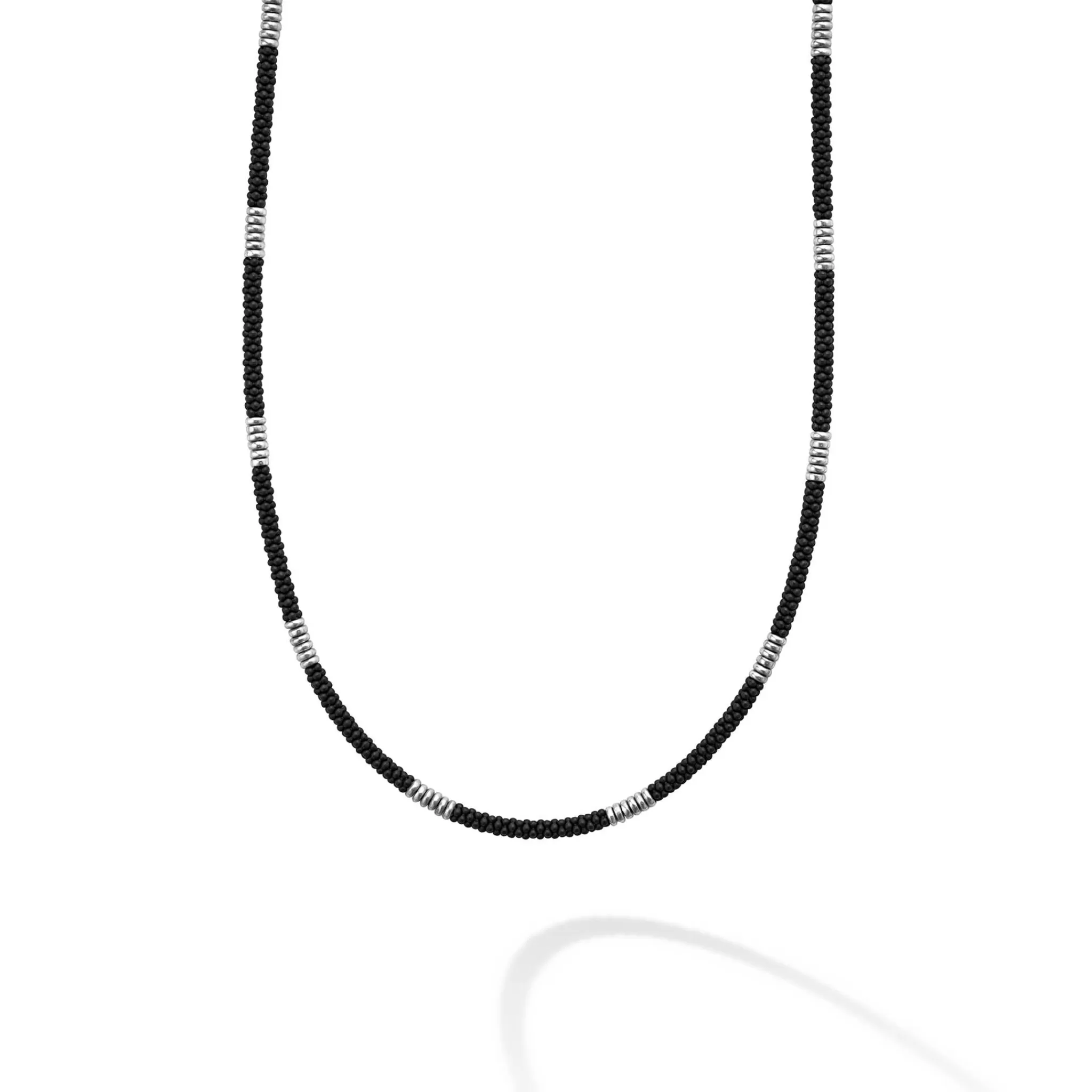 Best LAGOS Silver Station Matte Ceramic Beaded Necklace