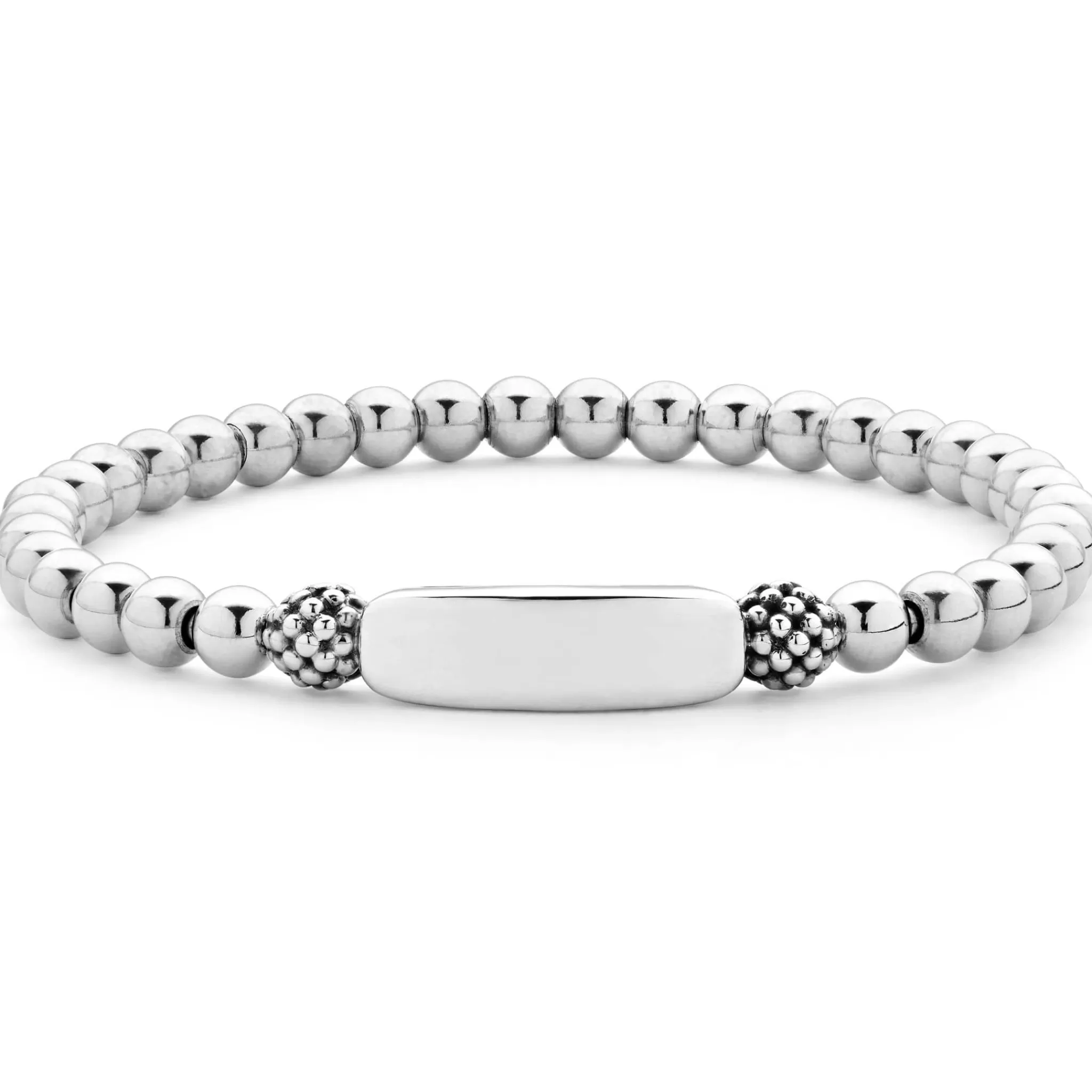 Cheap LAGOS Silver Station Stretch Bead Bracelet