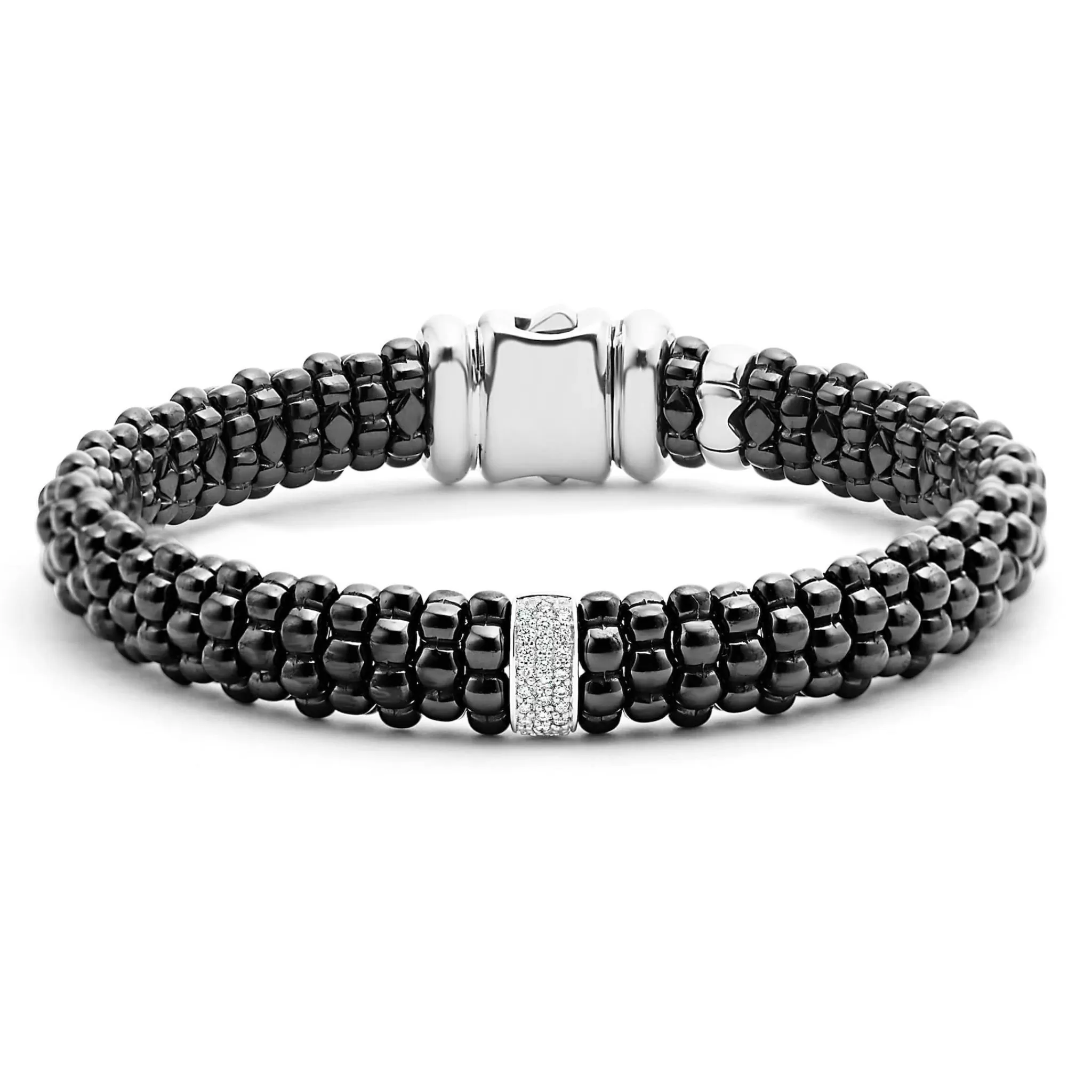 Fashion LAGOS Single Station Ceramic Diamond Bracelet | 9Mm