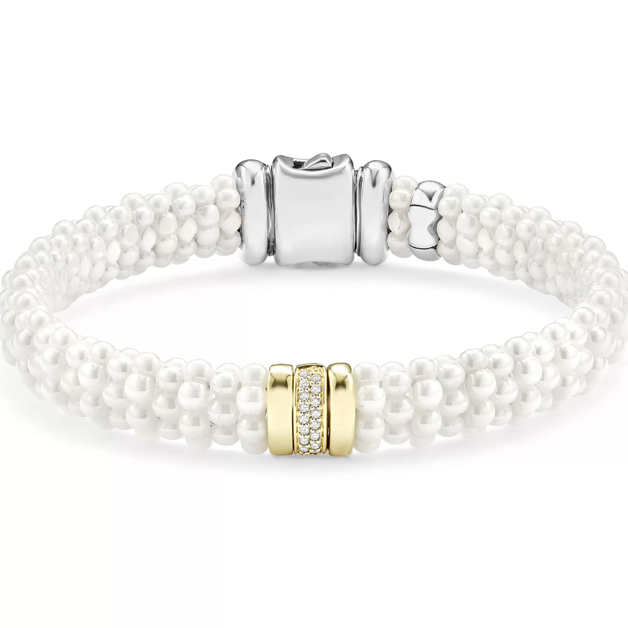 Outlet LAGOS Single Station Ceramic Diamond Bracelet | 9Mm