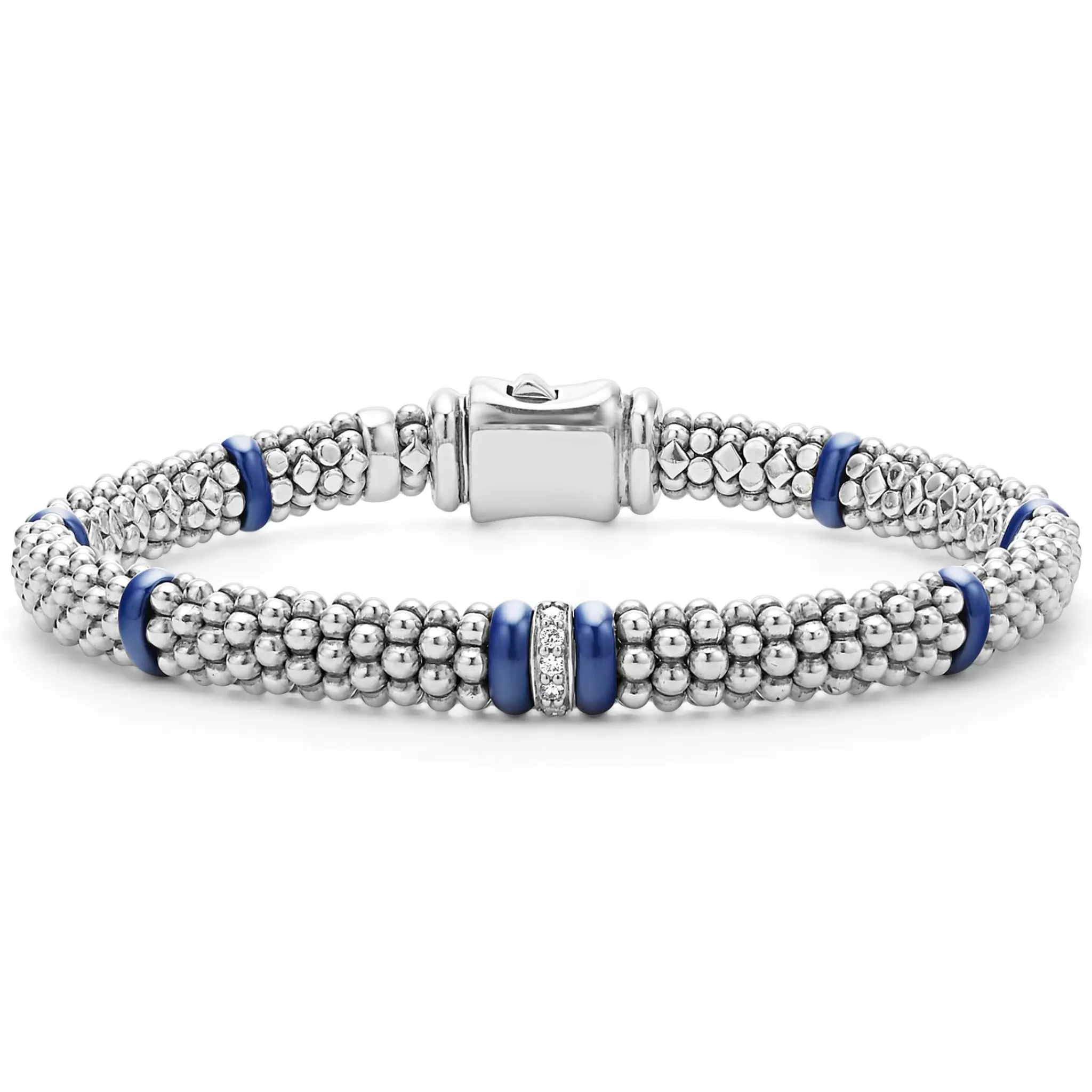 Best Sale LAGOS Single Station Diamond Caviar Bracelet | 6Mm