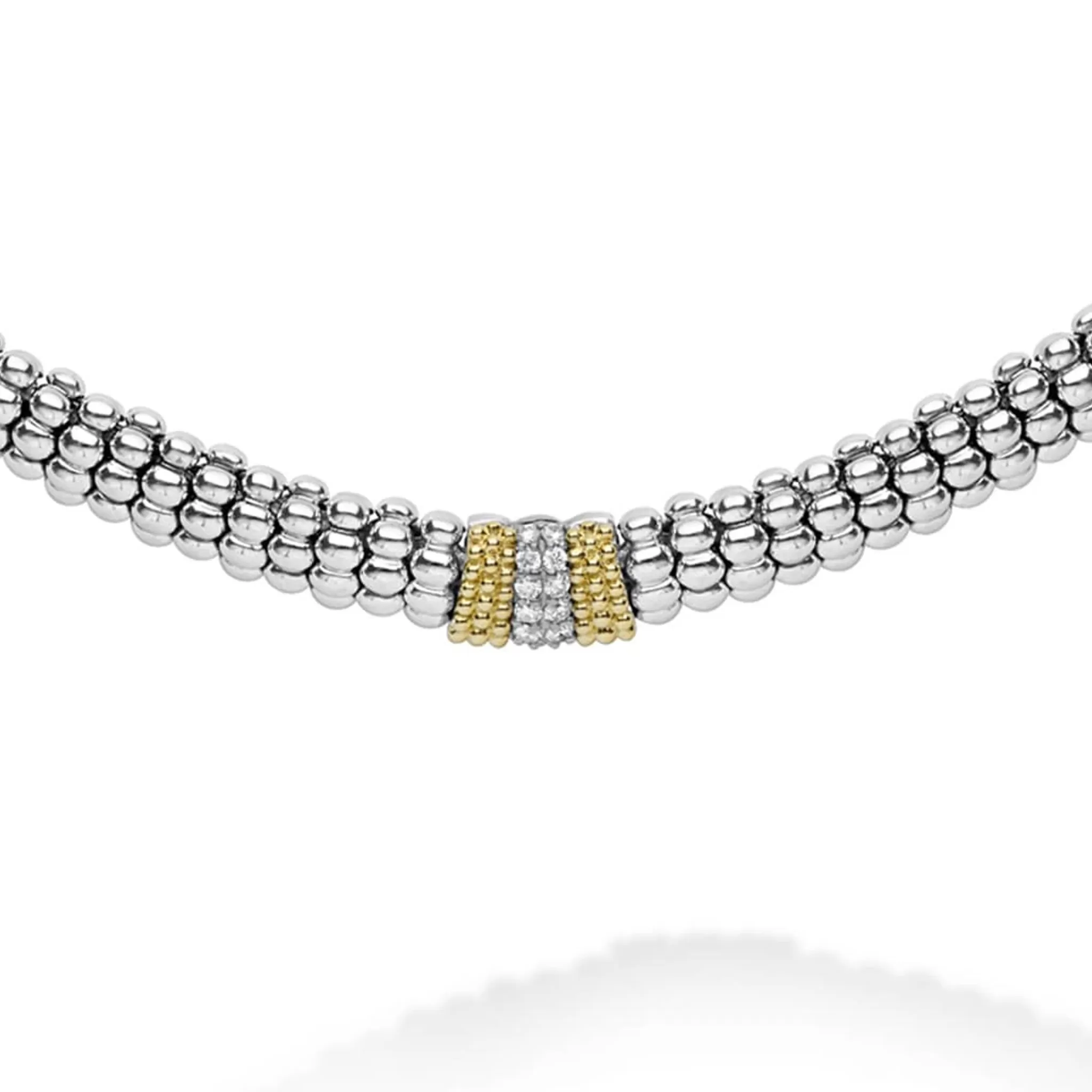 Sale LAGOS Single Station Diamond Caviar Necklace