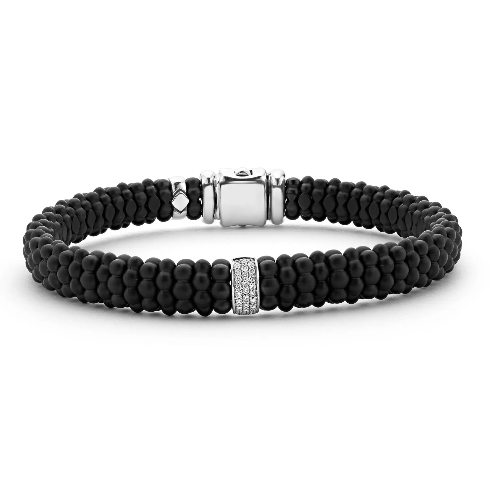 Store LAGOS Single Station Matte Ceramic Diamond Bracelet | 9Mm