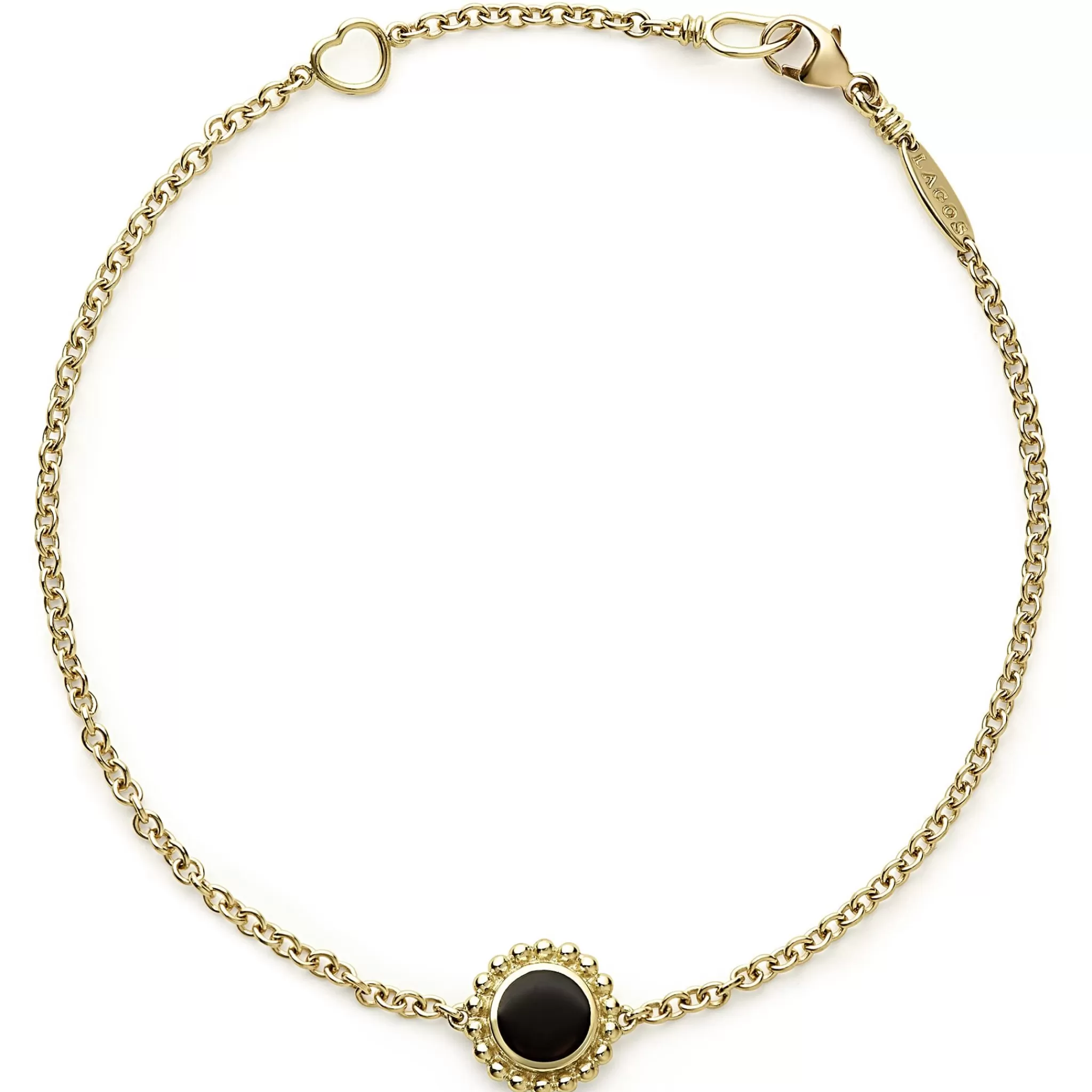 Outlet LAGOS Single Station Round Onyx Bracelet