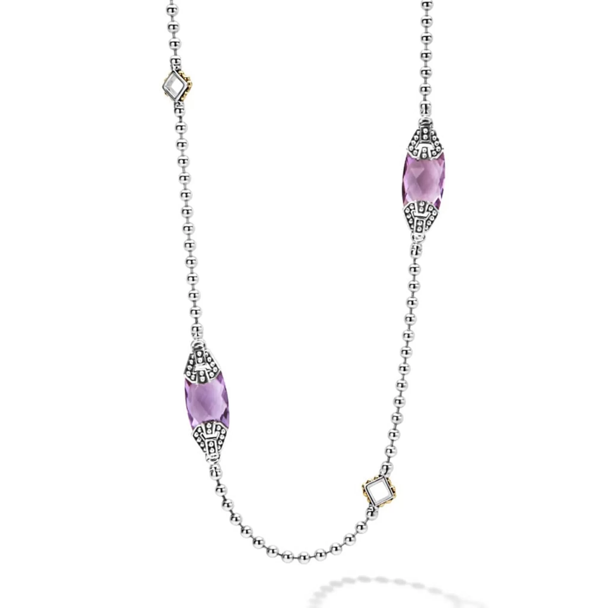 Cheap LAGOS Six Station Amethyst Necklace