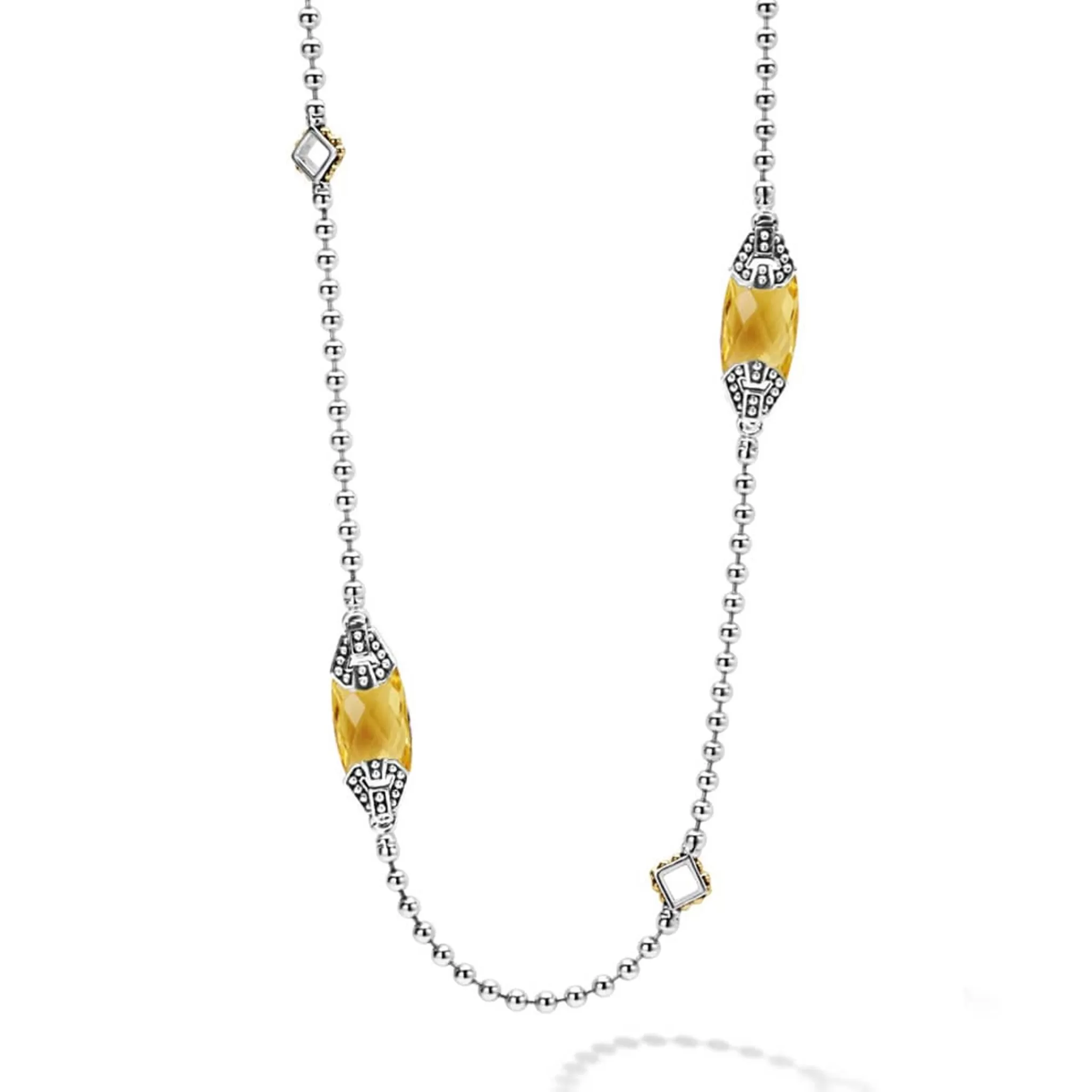 Discount LAGOS Six Station Citrine Necklace