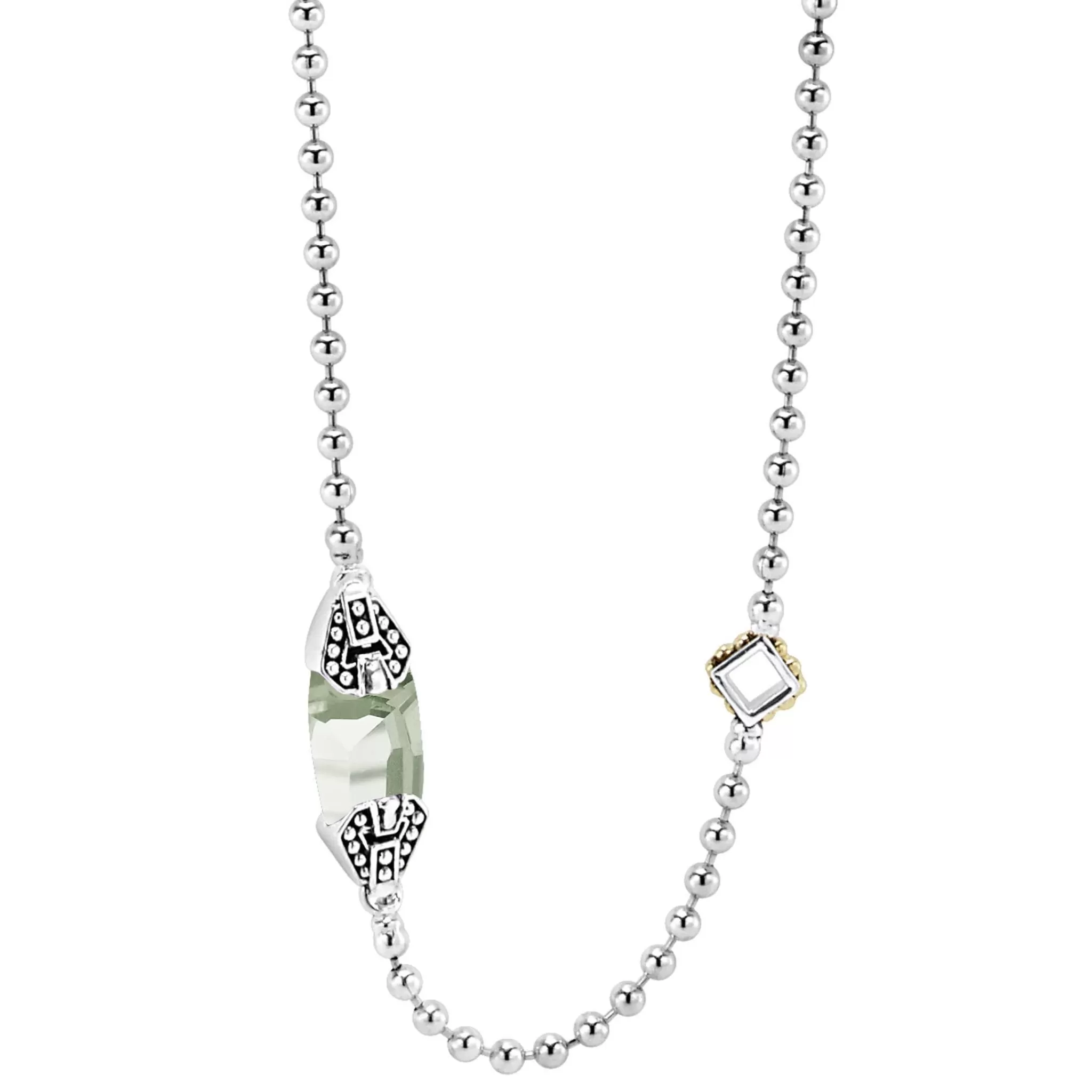 Cheap LAGOS Six Station Prasiolite Necklace