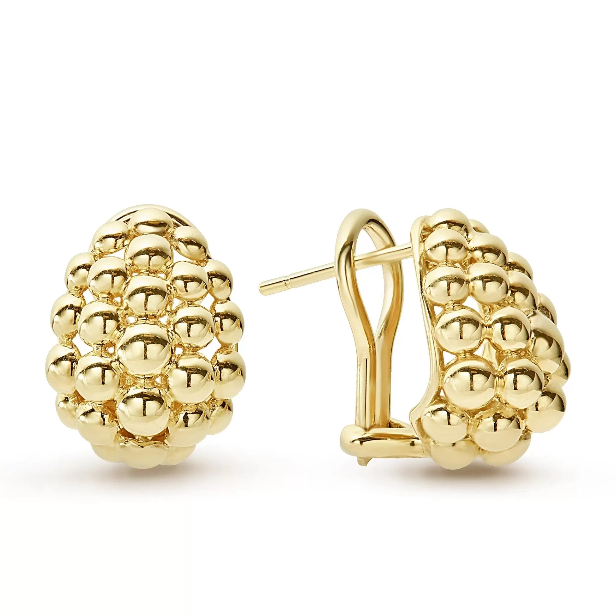 Store LAGOS Small 18K Gold Omega Clip Earrings