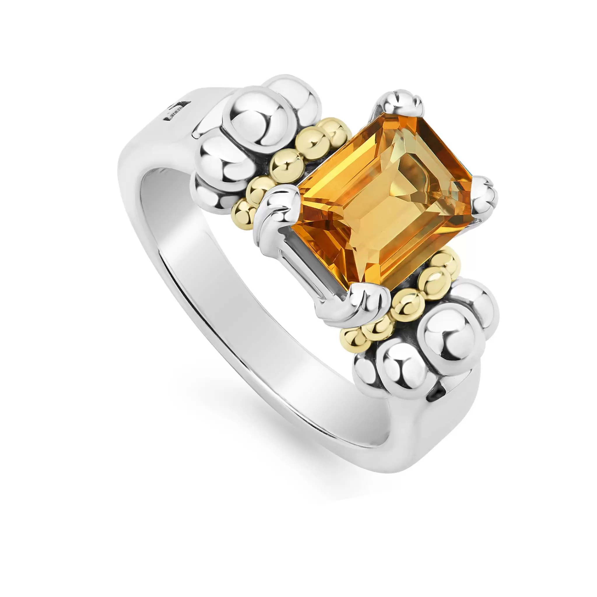 Fashion LAGOS Small Emerald-Cut Citrine Ring