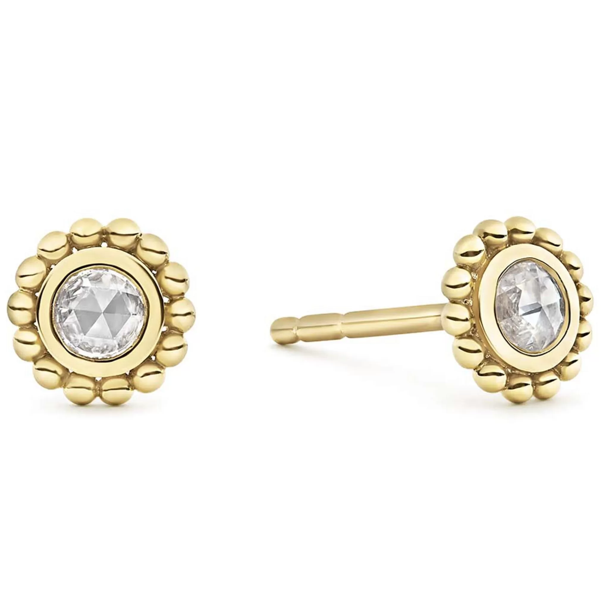 Cheap LAGOS Small Rose Cut Diamond Stud Earrings