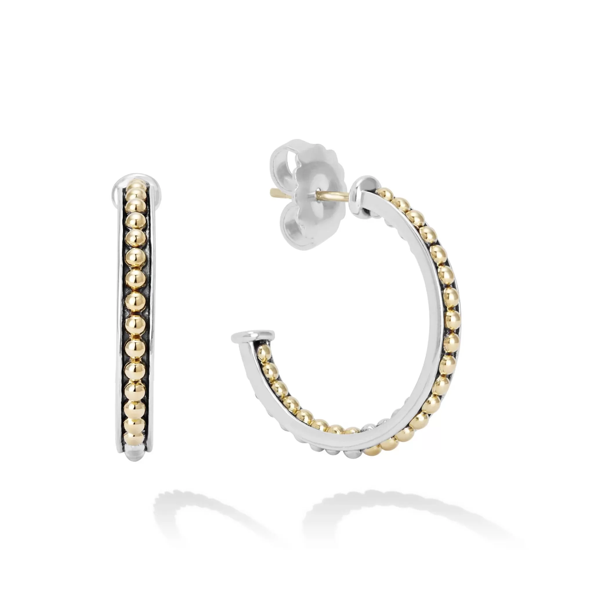 Clearance LAGOS Small Two-Tone Hoop Earrings