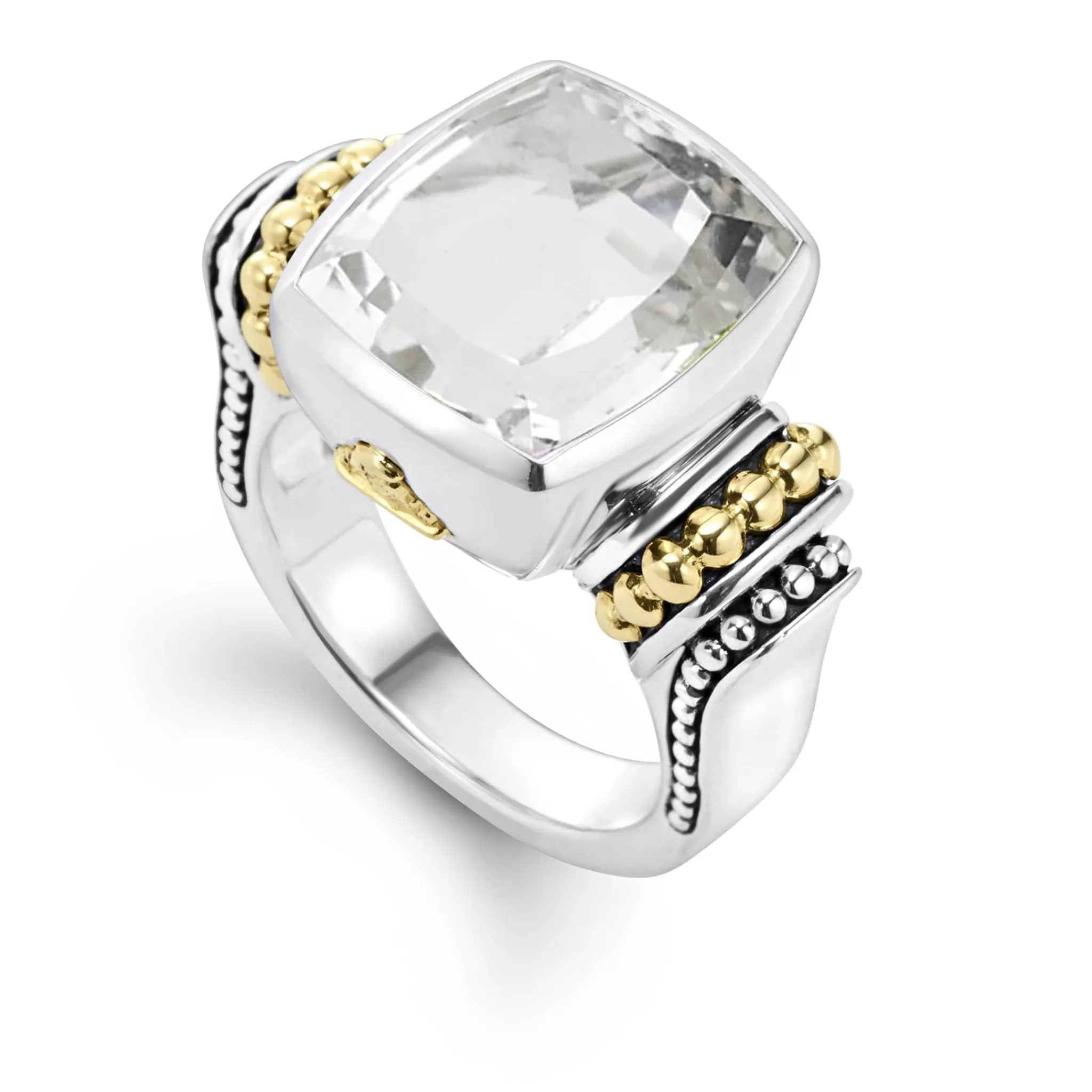 Store LAGOS Small White Topaz Statement Ring