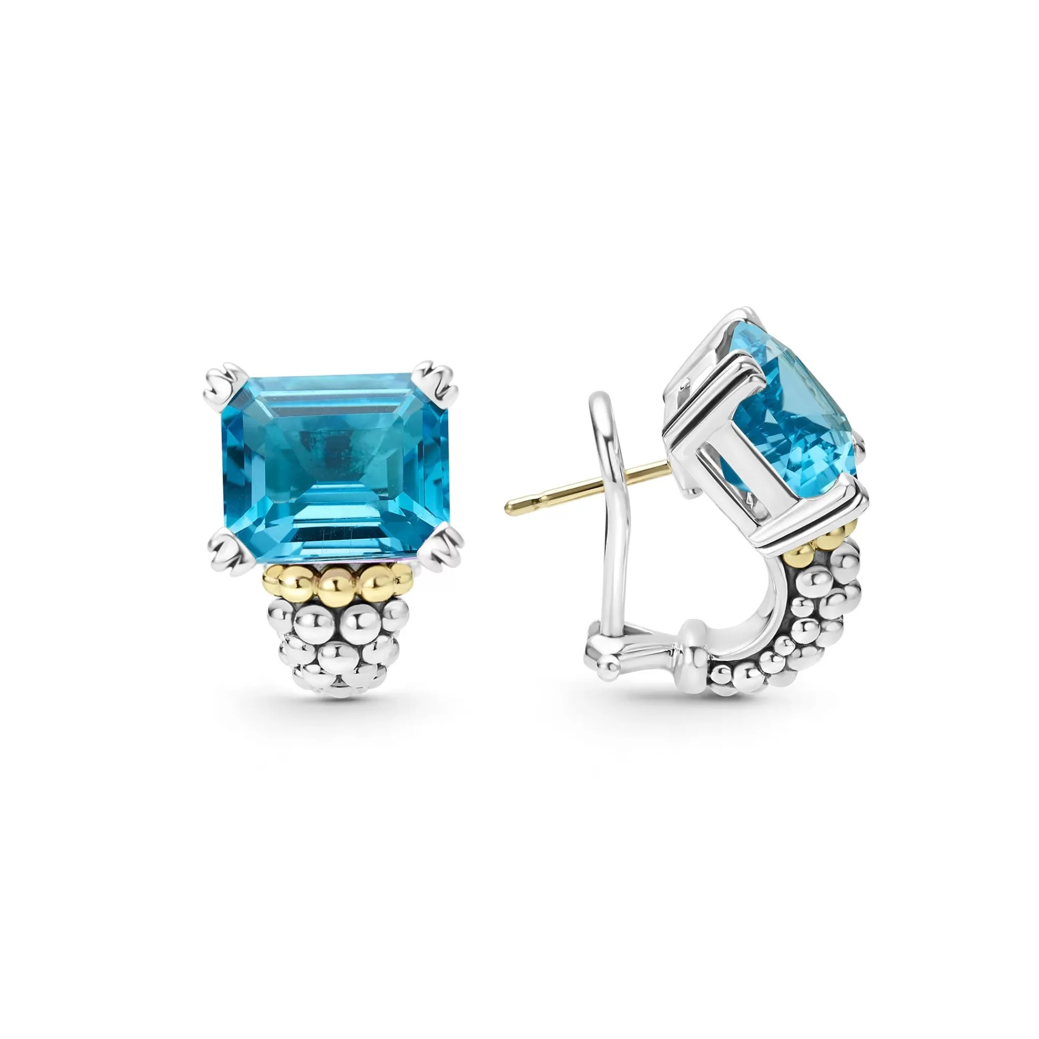 Best LAGOS Swiss Blue Topaz Huggie Earring