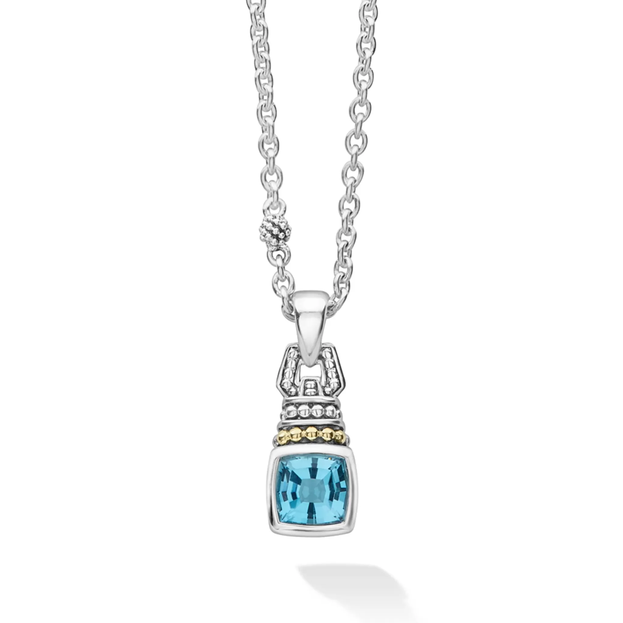 Best Sale LAGOS Swiss Blue Topaz Pendant Necklace