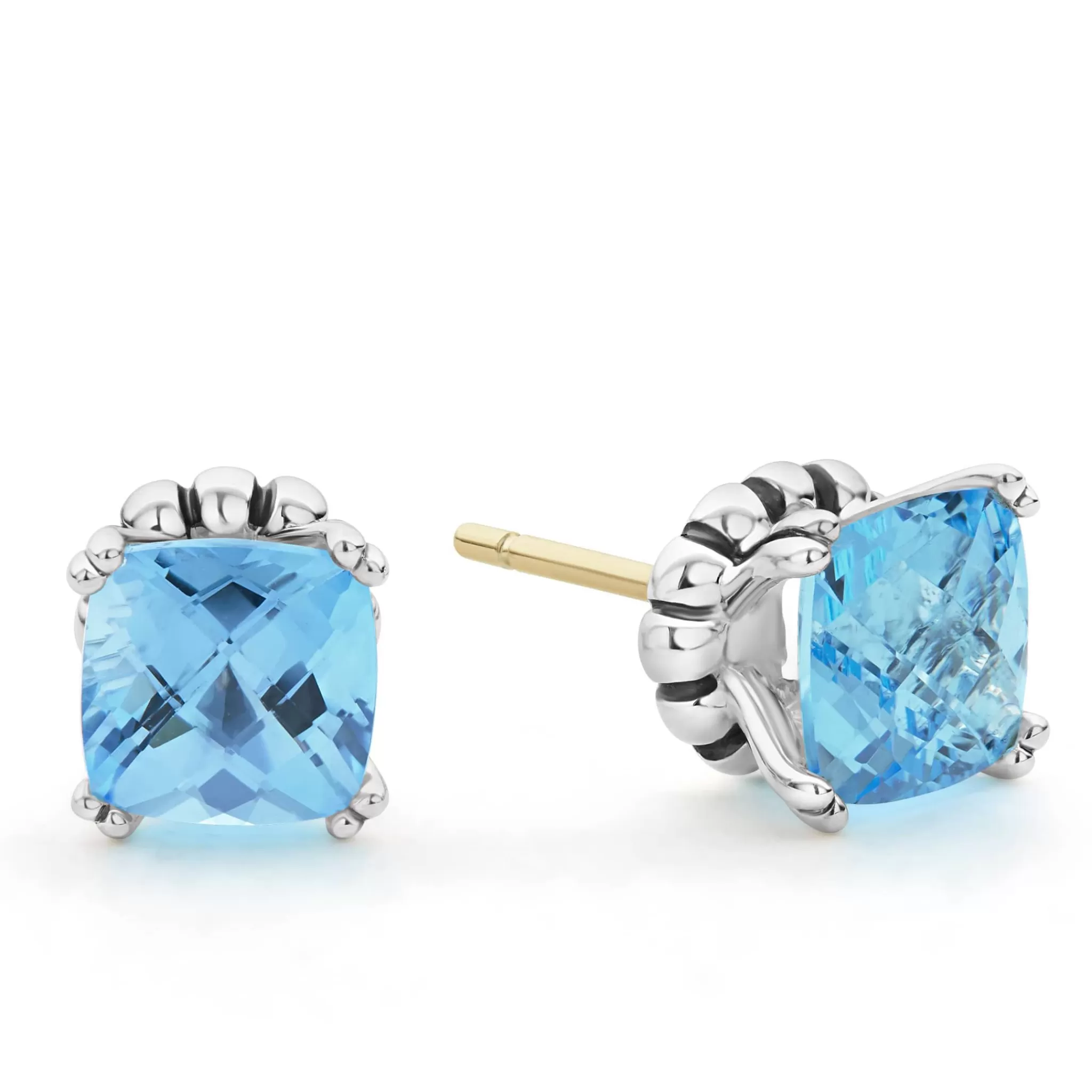 Flash Sale LAGOS Swiss Blue Topaz Stud Earrings