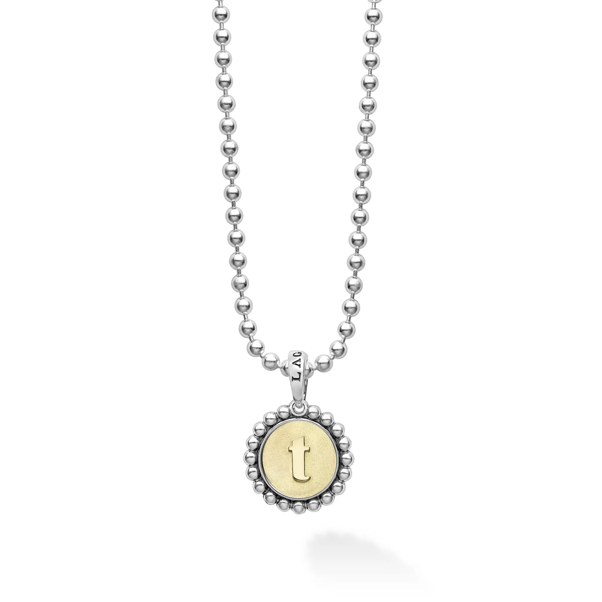 Sale LAGOS T Initial Charm Necklace