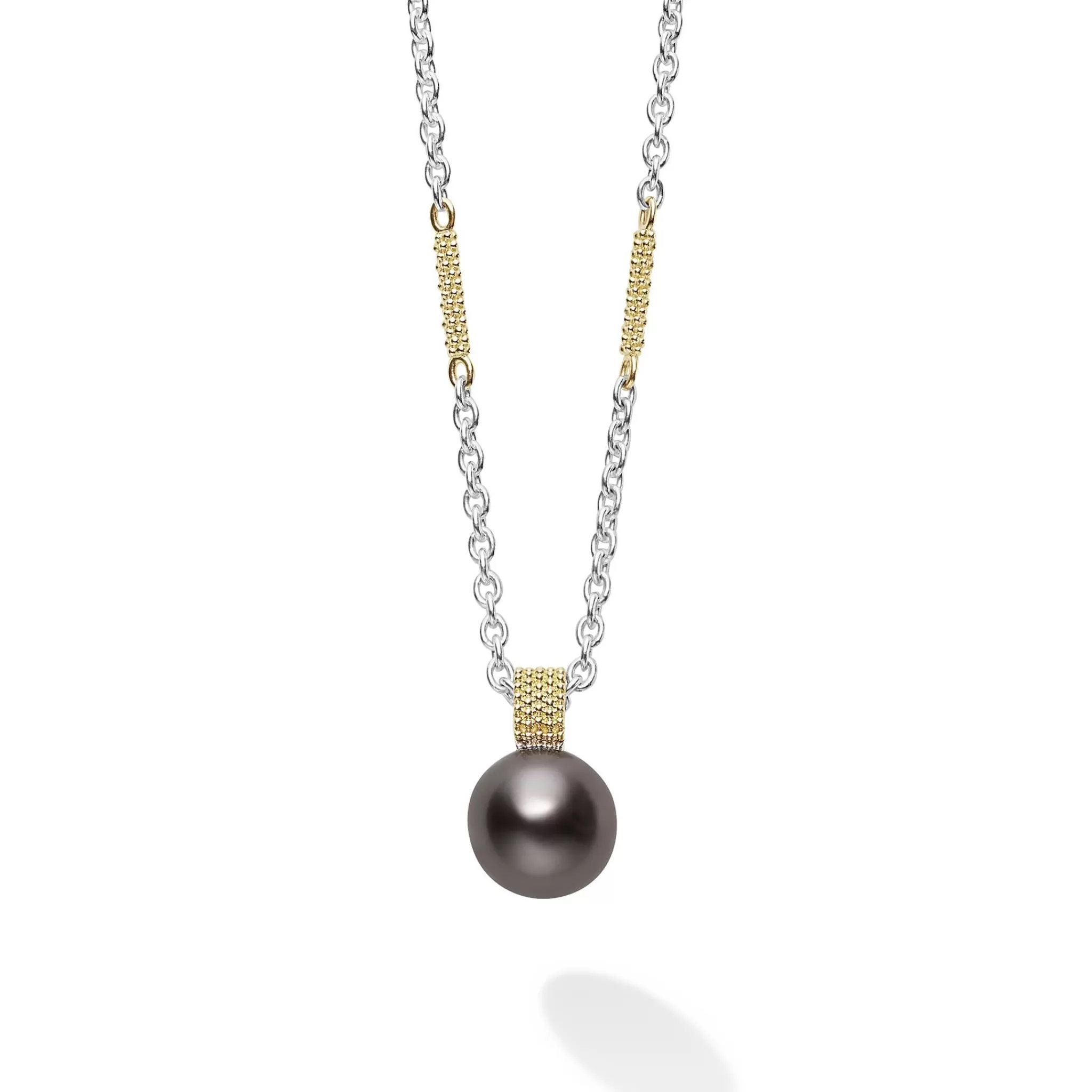 Cheap LAGOS Tahitian Black Pearl Pendant Necklace