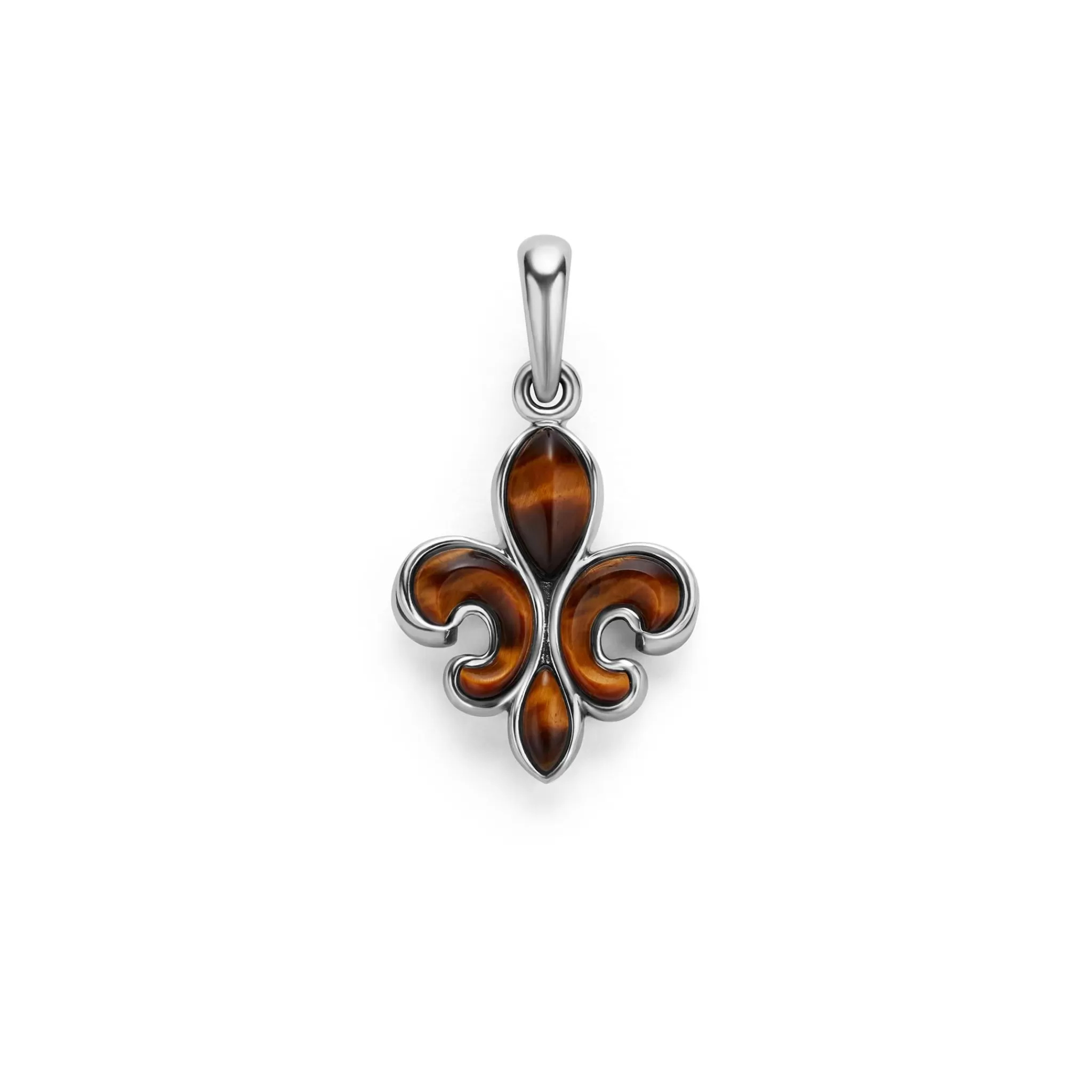 Best Sale LAGOS Tigereye Fleur De Lis Amulet