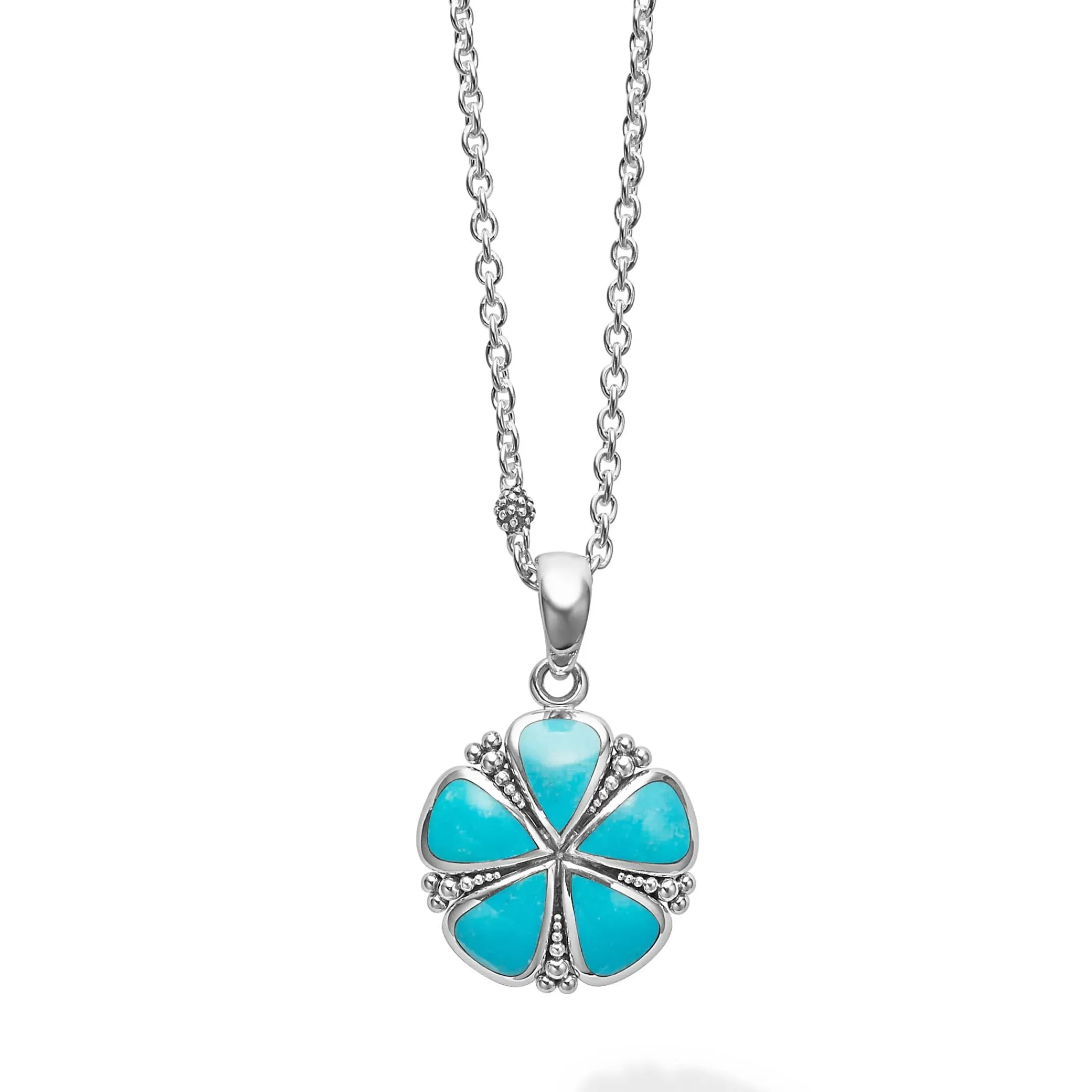 Online LAGOS Turquoise Flower Pendant Necklace