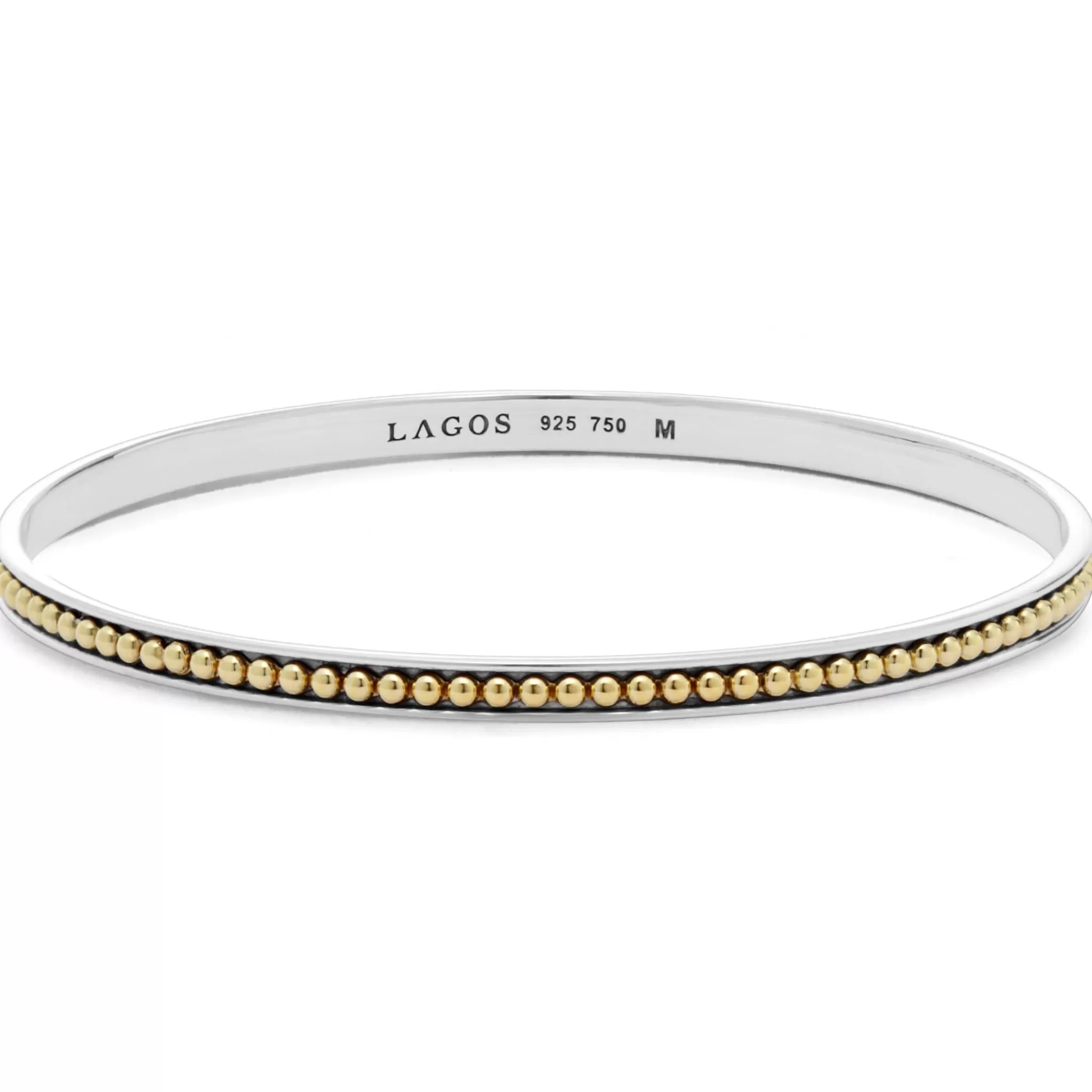 Best LAGOS Two-Tone Caviar Beaded Bangle