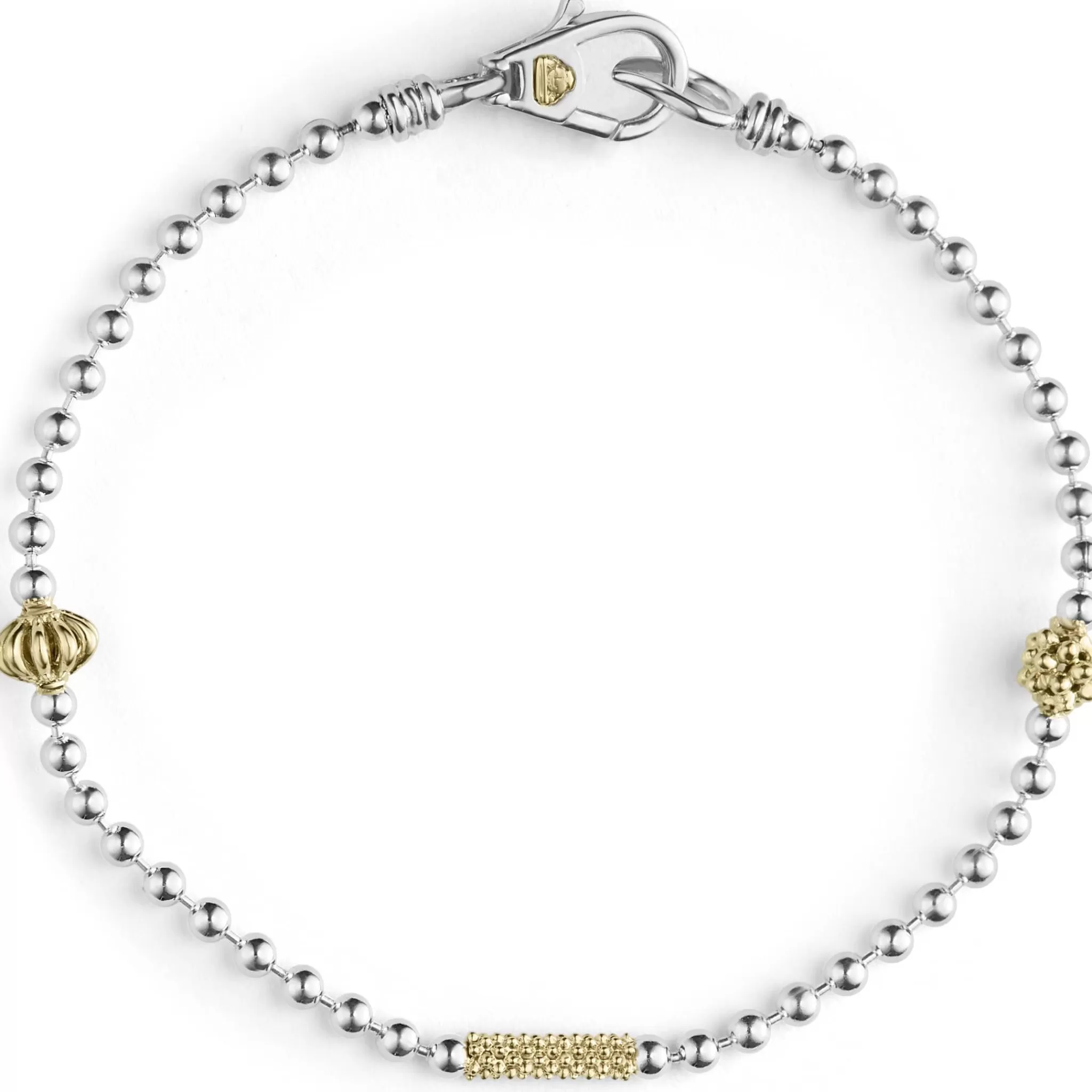 Fashion LAGOS Two-Tone Caviar Beaded Bracelet