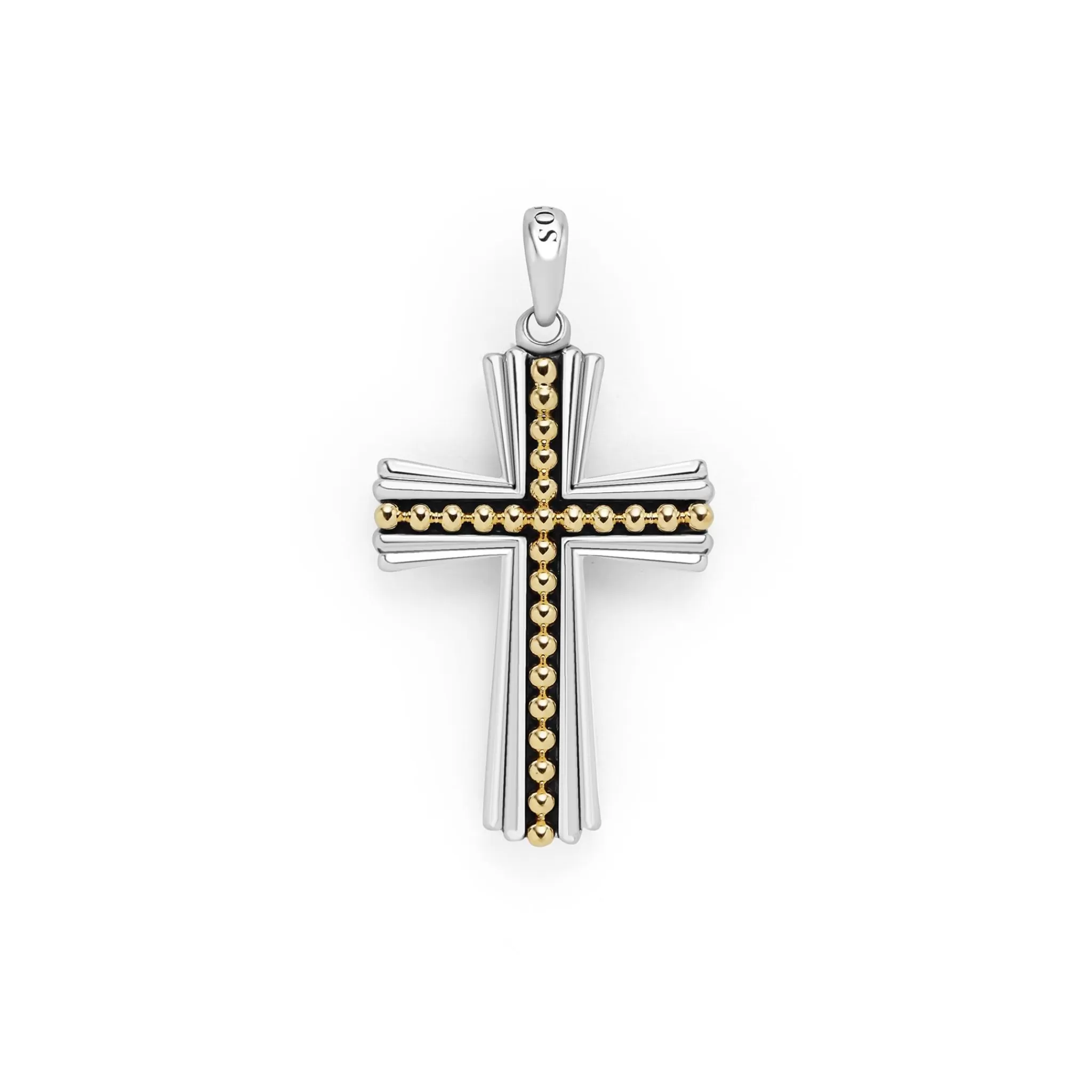 Hot LAGOS Two-Tone Cross Amulet