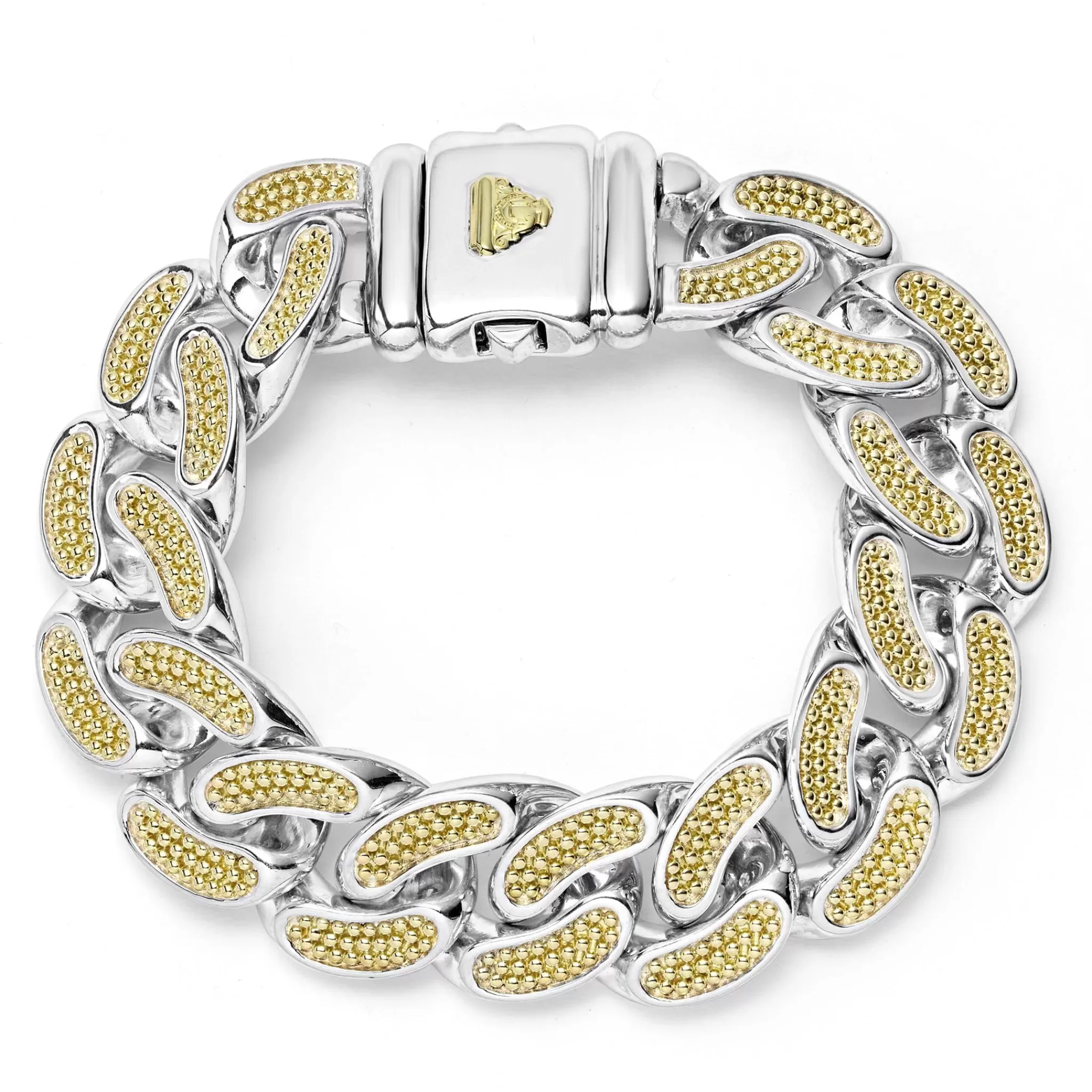 Sale LAGOS Two-Tone Curb Link Bracelet | 19Mm