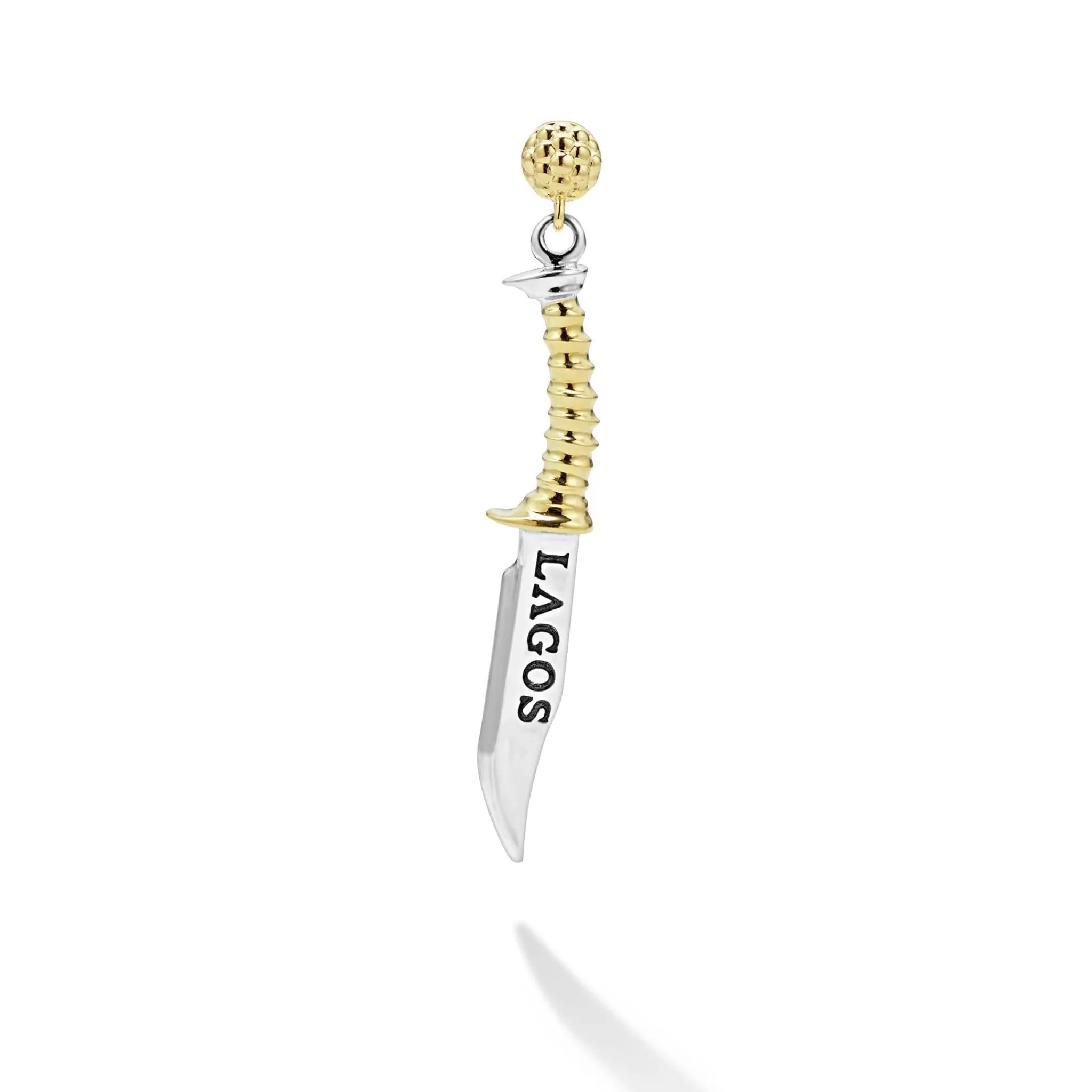 Hot LAGOS Two-Tone Dagger Drop Earring