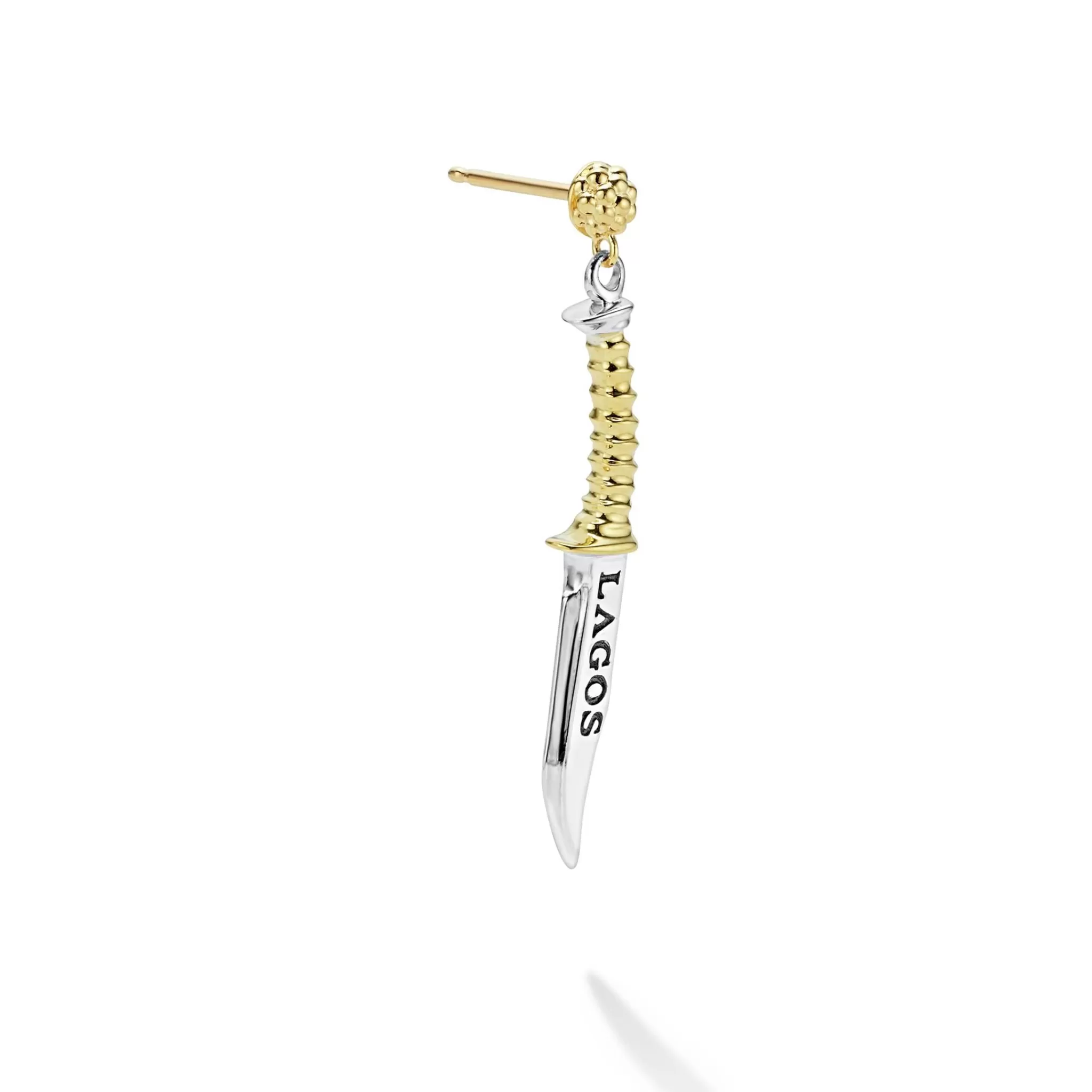 Hot LAGOS Two-Tone Dagger Drop Earring