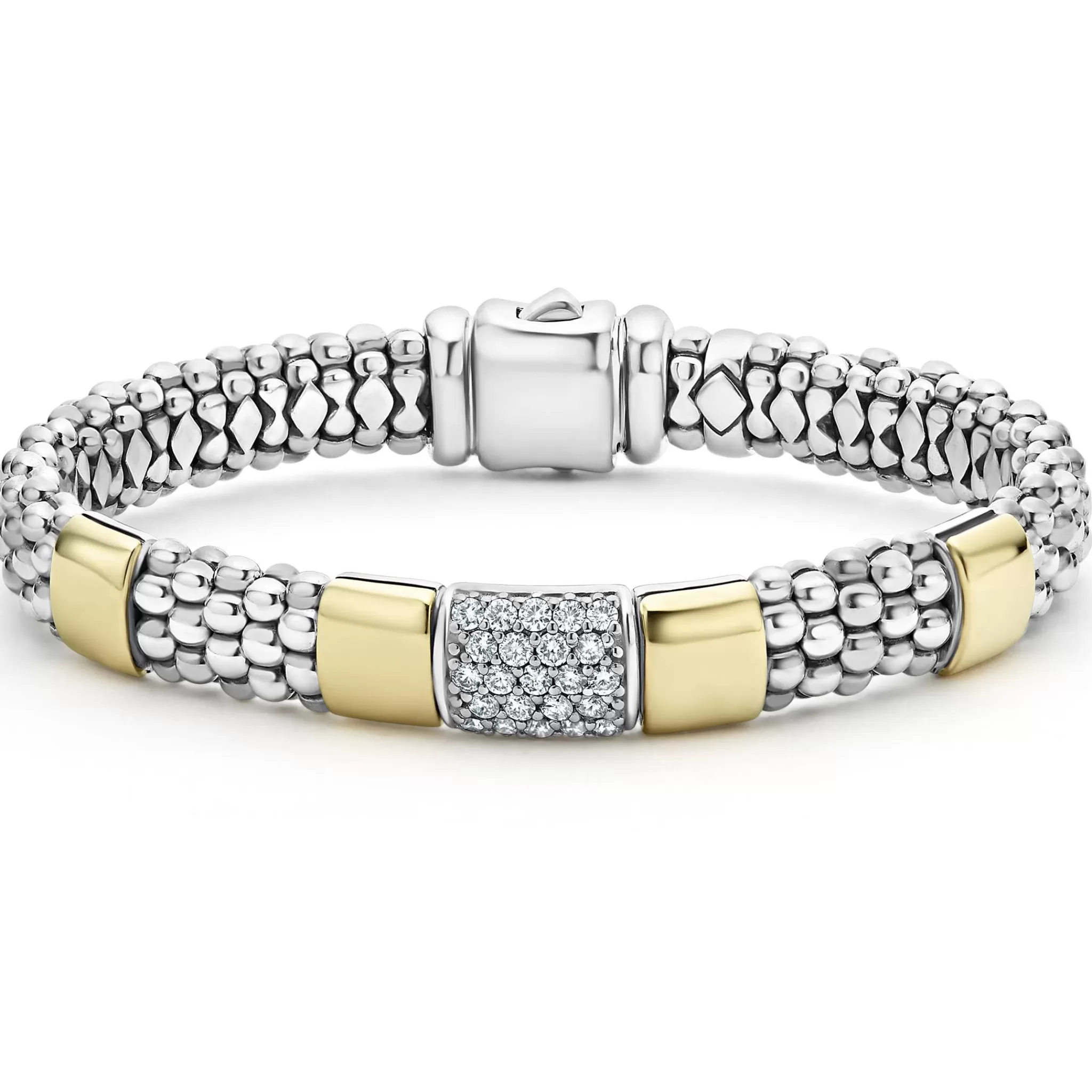 Discount LAGOS Two-Tone Diamond Bracelet | 9Mm