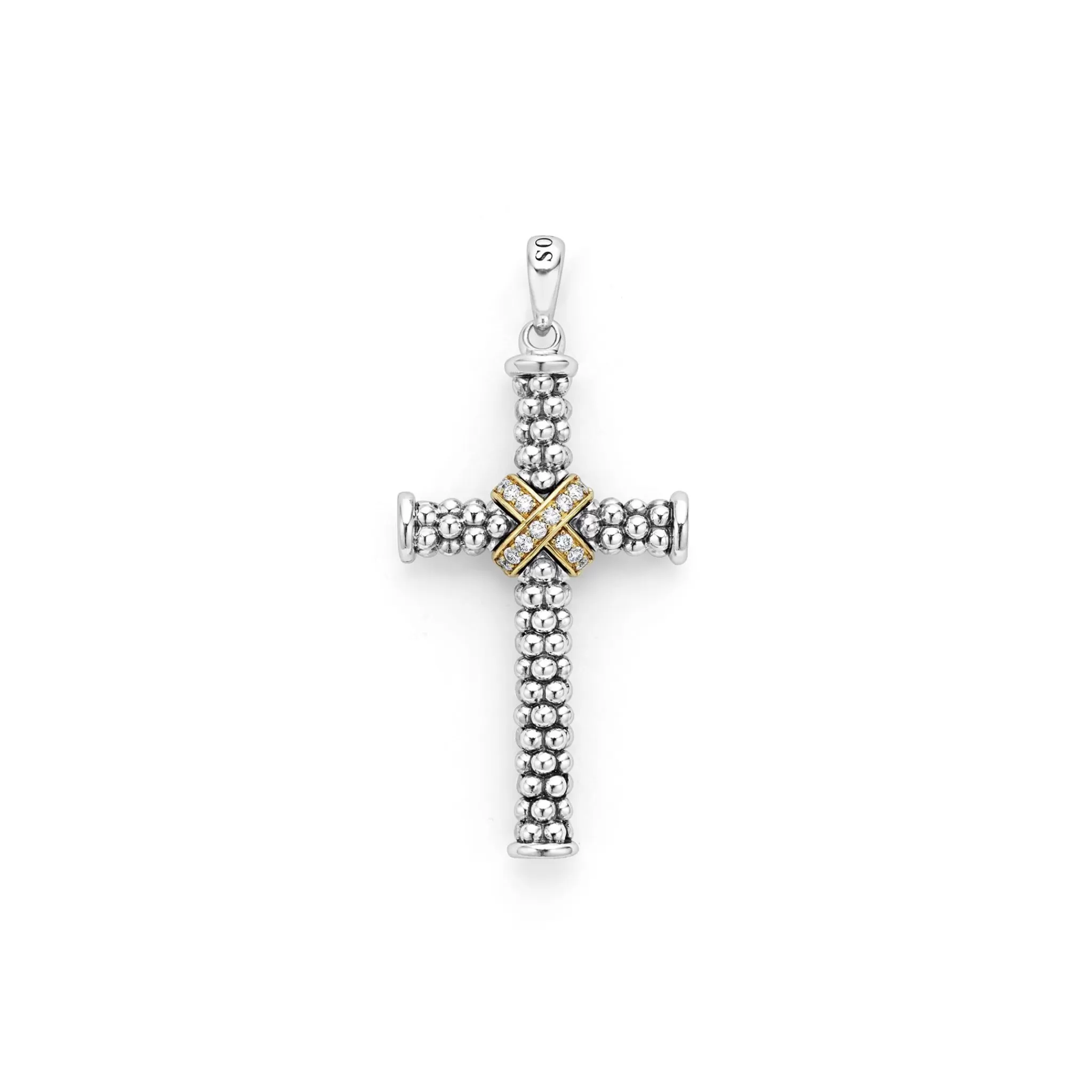 Best LAGOS Two-Tone Diamond Cross Amulet