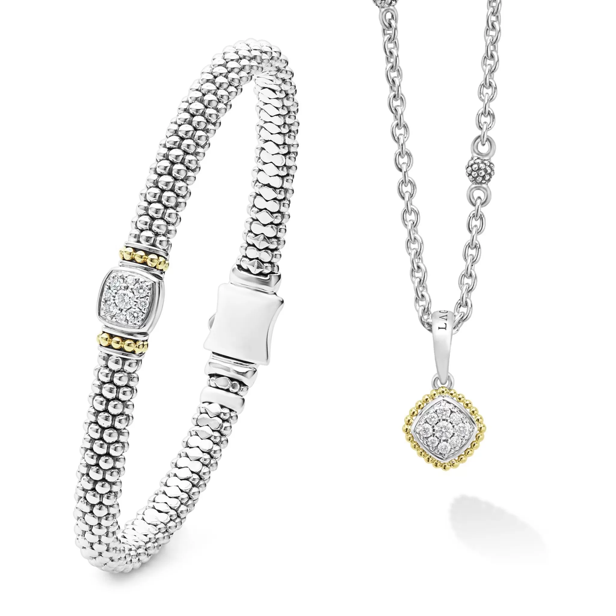 Discount LAGOS Two-Tone Diamond Gift Set