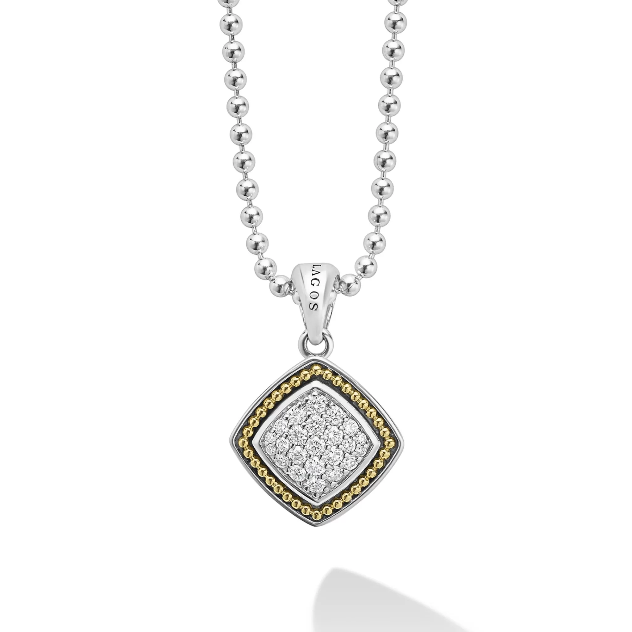 Clearance LAGOS Two-Tone Diamond Pendant Necklace