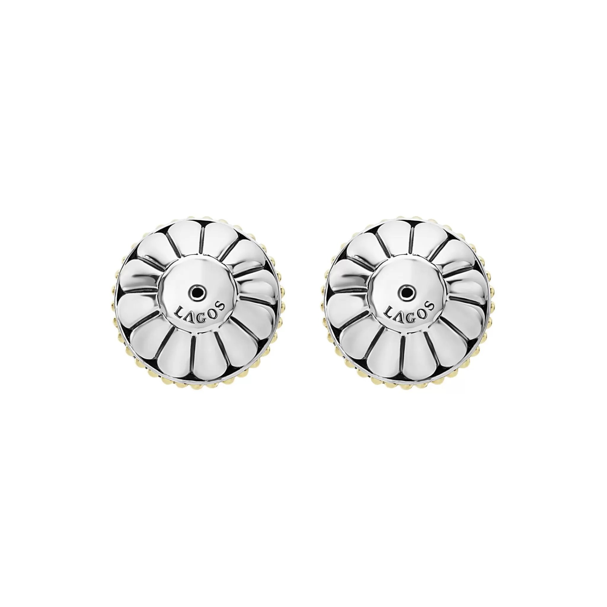 Best Sale LAGOS Two-Tone Fluted Earring Backs