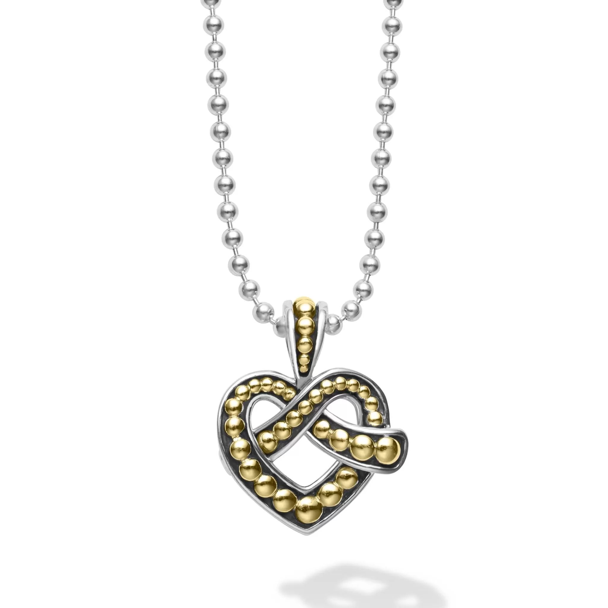 Cheap LAGOS Two-Tone Heart Pendant Necklace