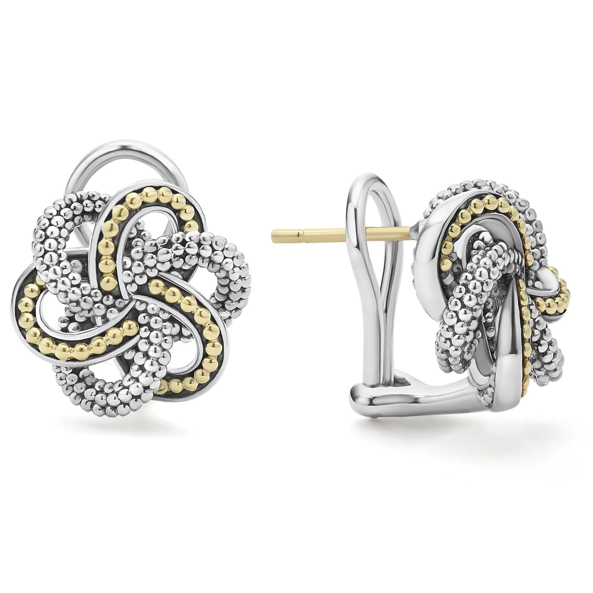 Fashion LAGOS Two-Tone Love Knot Earrings