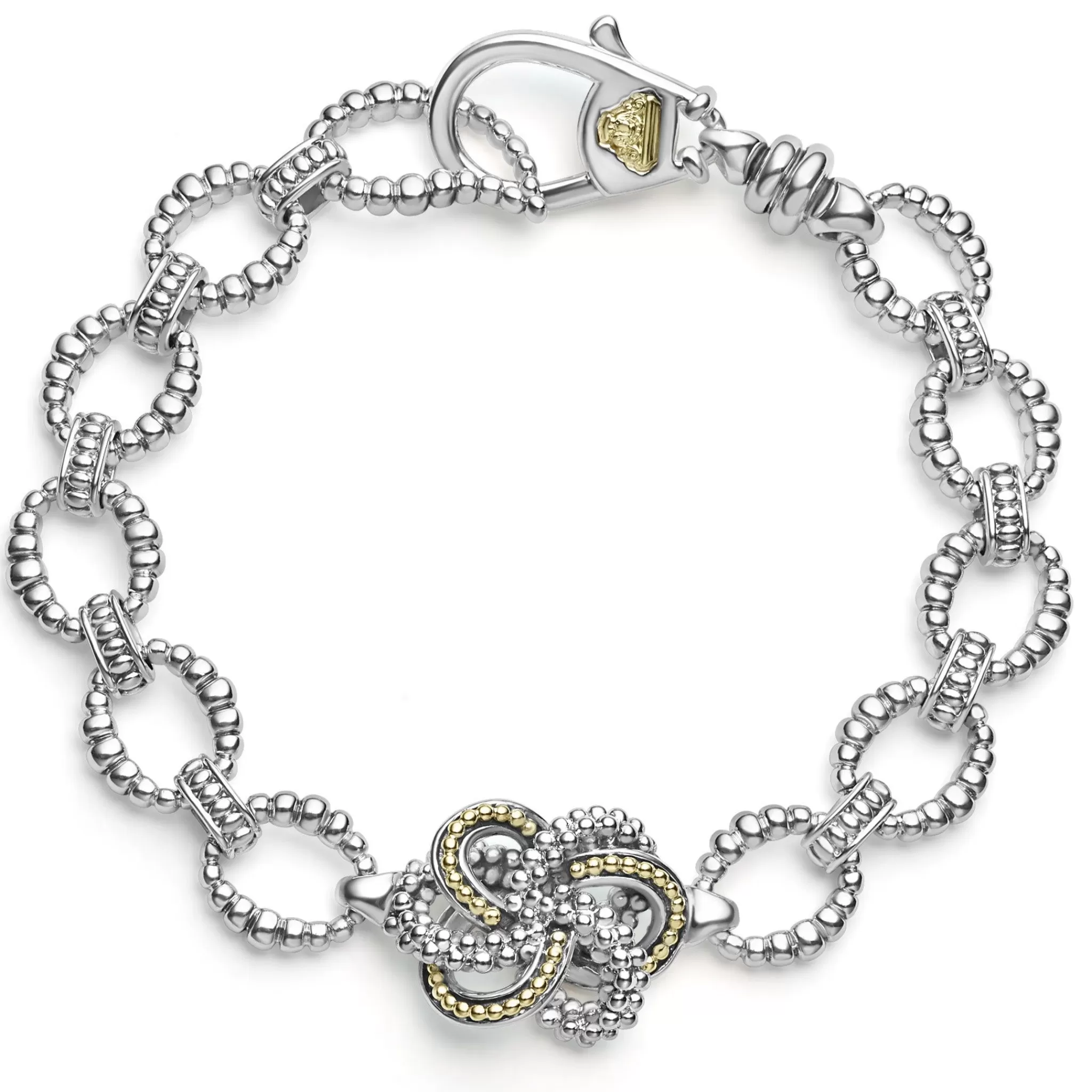 Clearance LAGOS Two-Tone Love Knot Link Bracelet