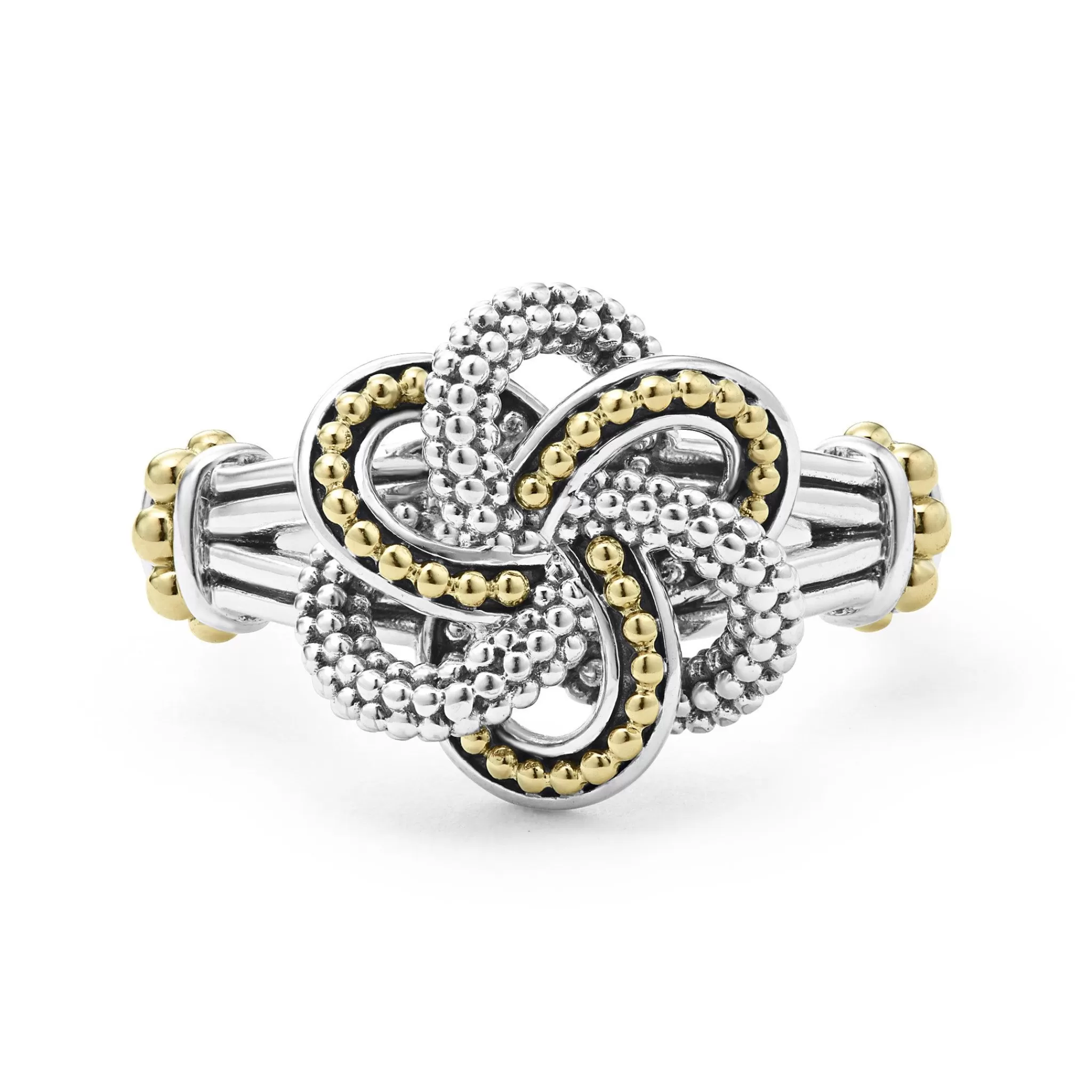 New LAGOS Two-Tone Love Knot Ring