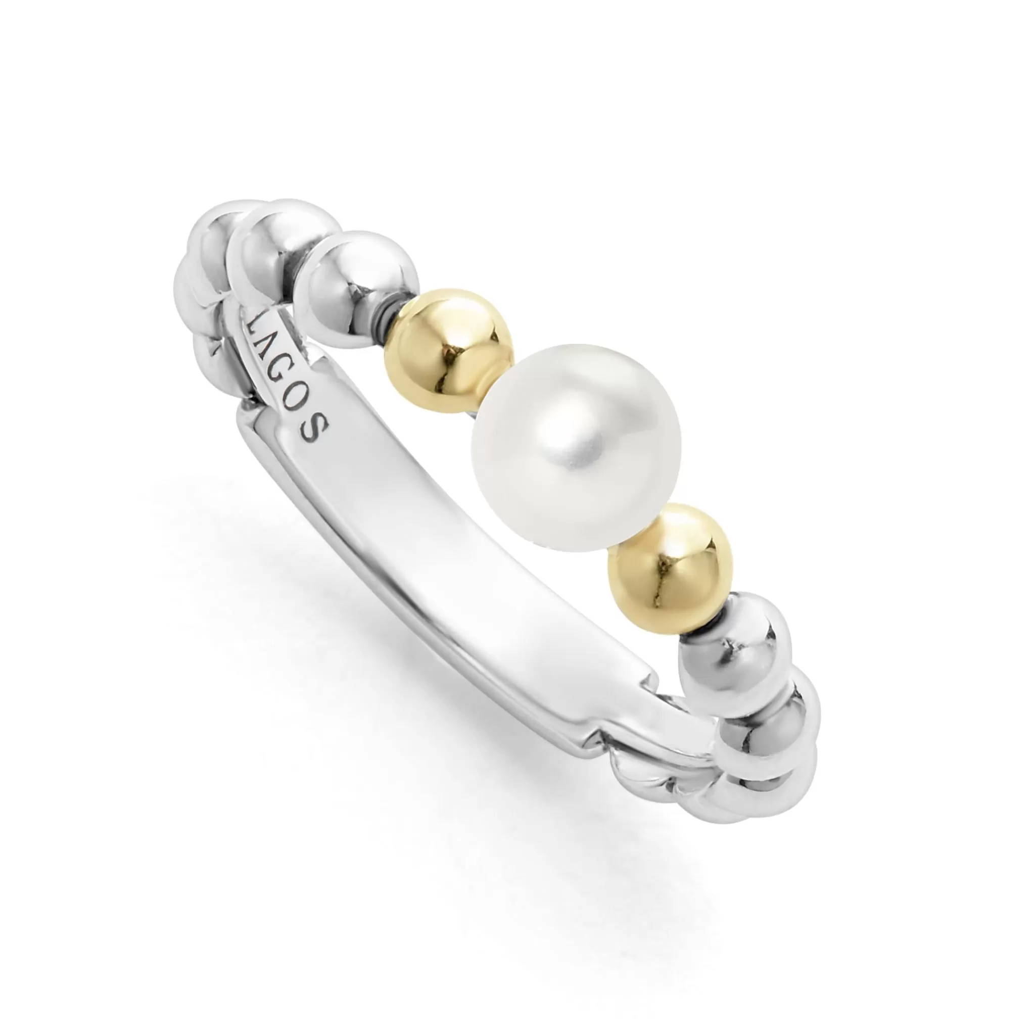 Sale LAGOS Two-Tone Pearl Ring