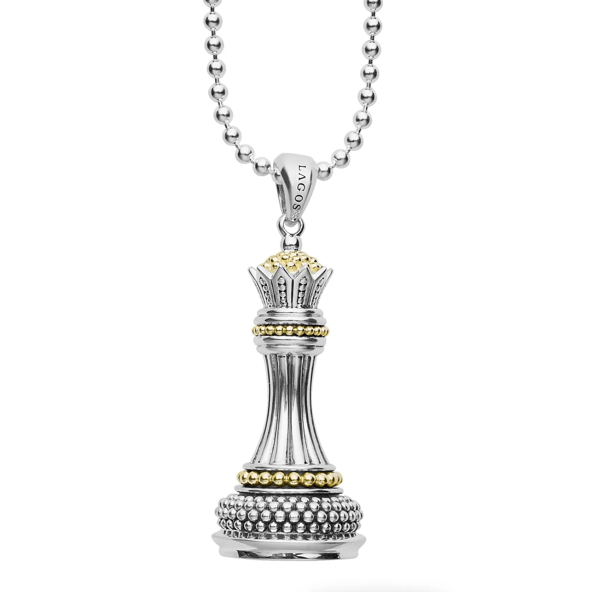 Online LAGOS Two-Tone Queen Pendant Necklace