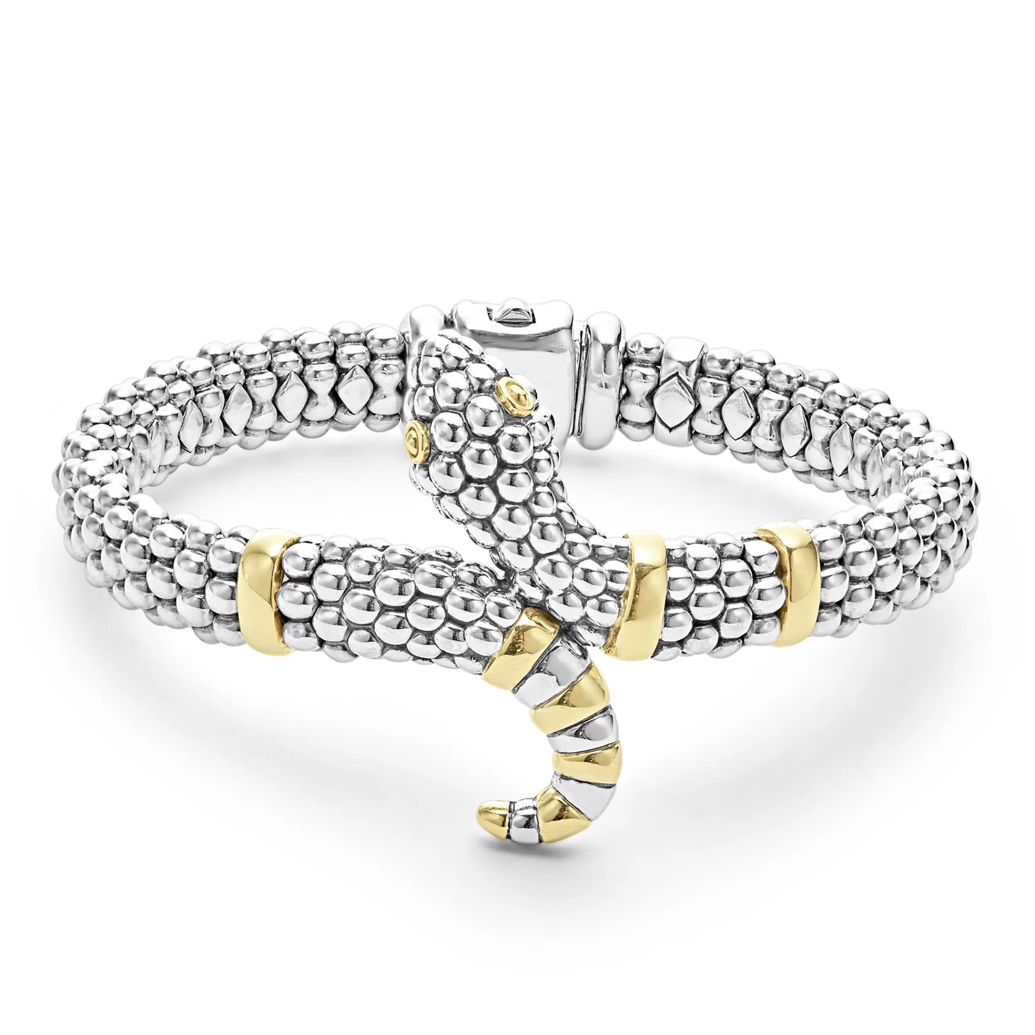 Clearance LAGOS Two-Tone Snake Rope Bracelet