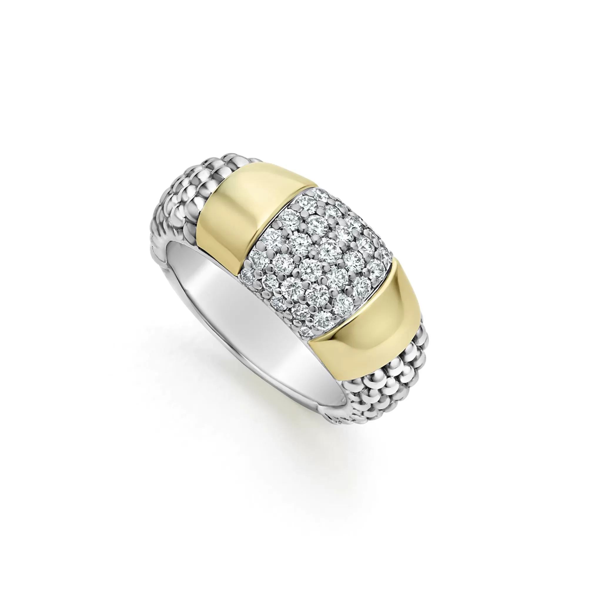 Best LAGOS Two-Tone Station Diamond Ring